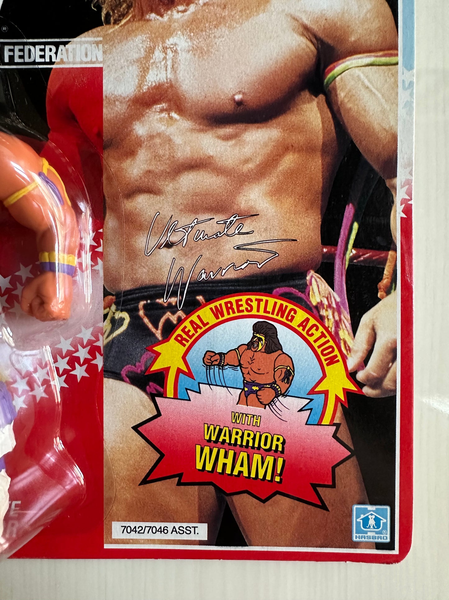 Ultimate Warrior Series 3 WWF Hasbro MOC figure