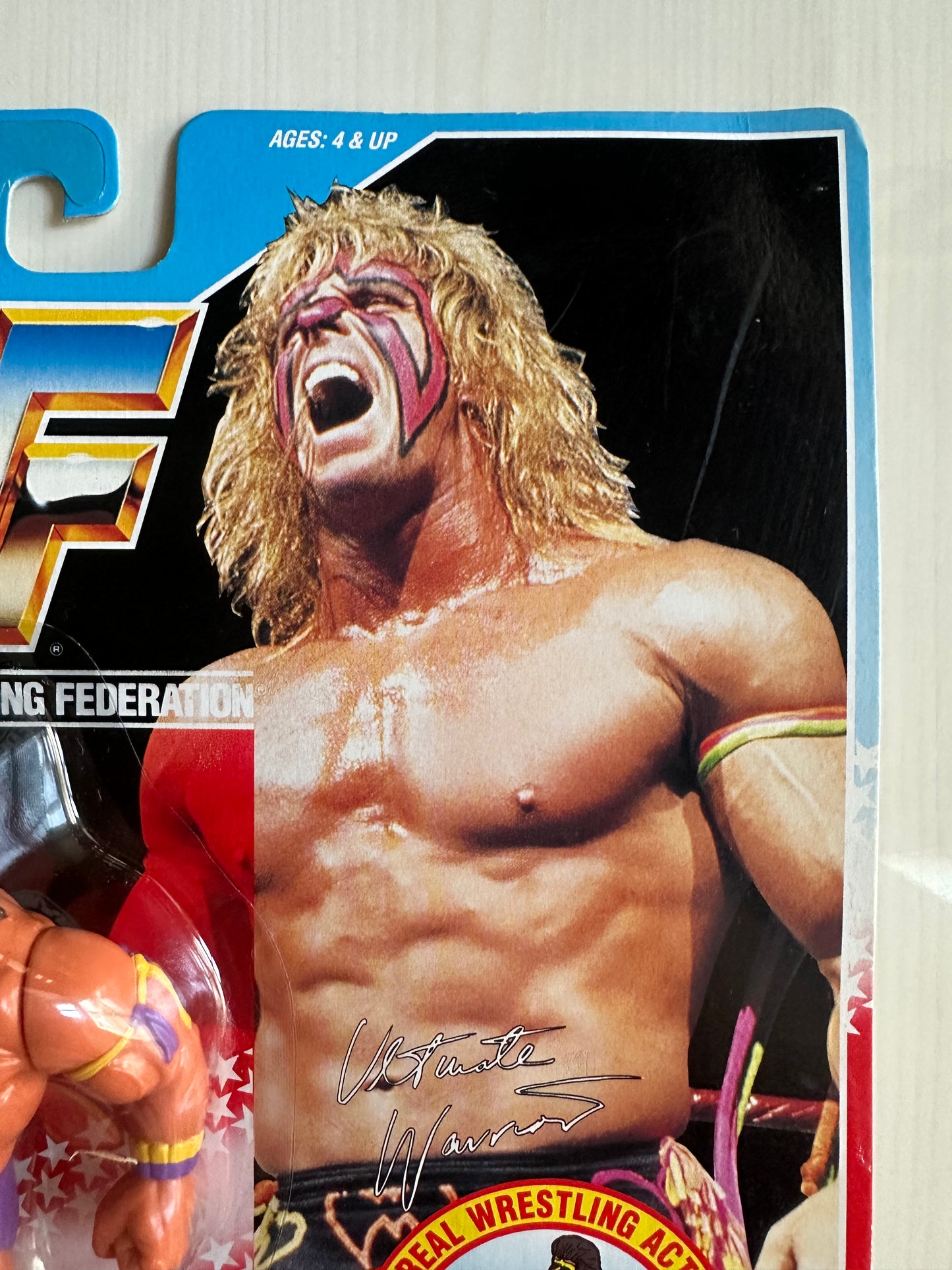 Ultimate Warrior Series 3 WWF Hasbro MOC figure