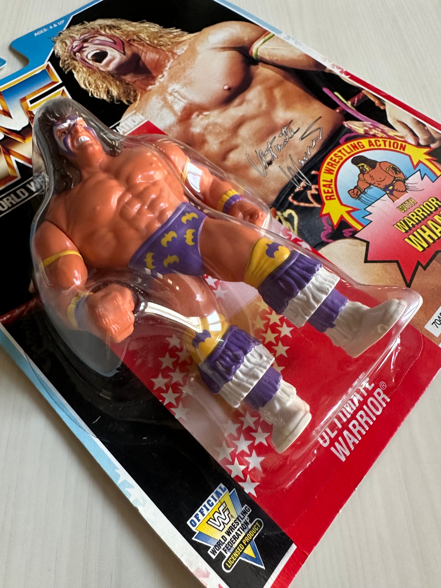 Ultimate Warrior Series 3 WWF Hasbro MOC figure