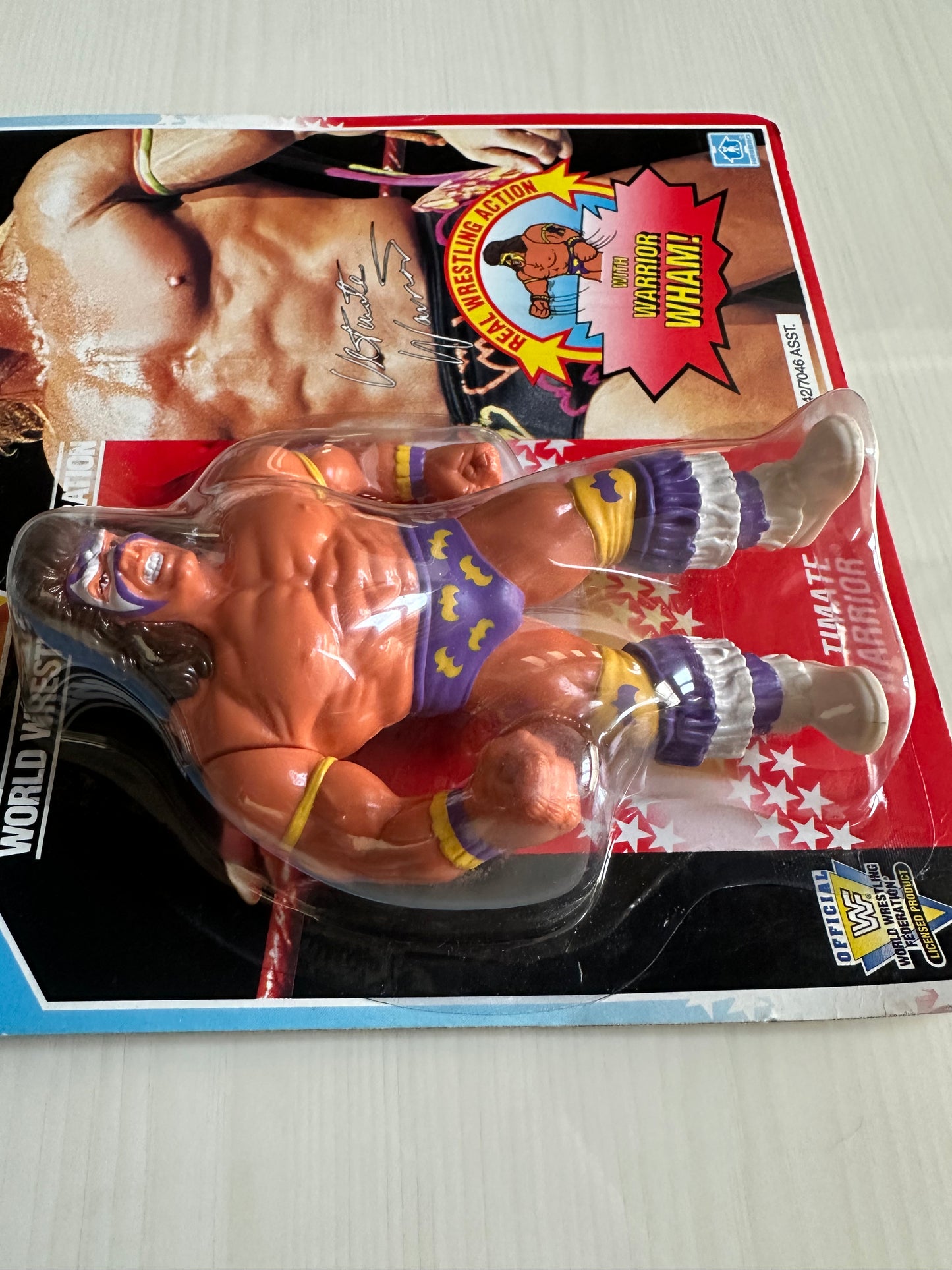 Ultimate Warrior Series 3 WWF Hasbro MOC figure