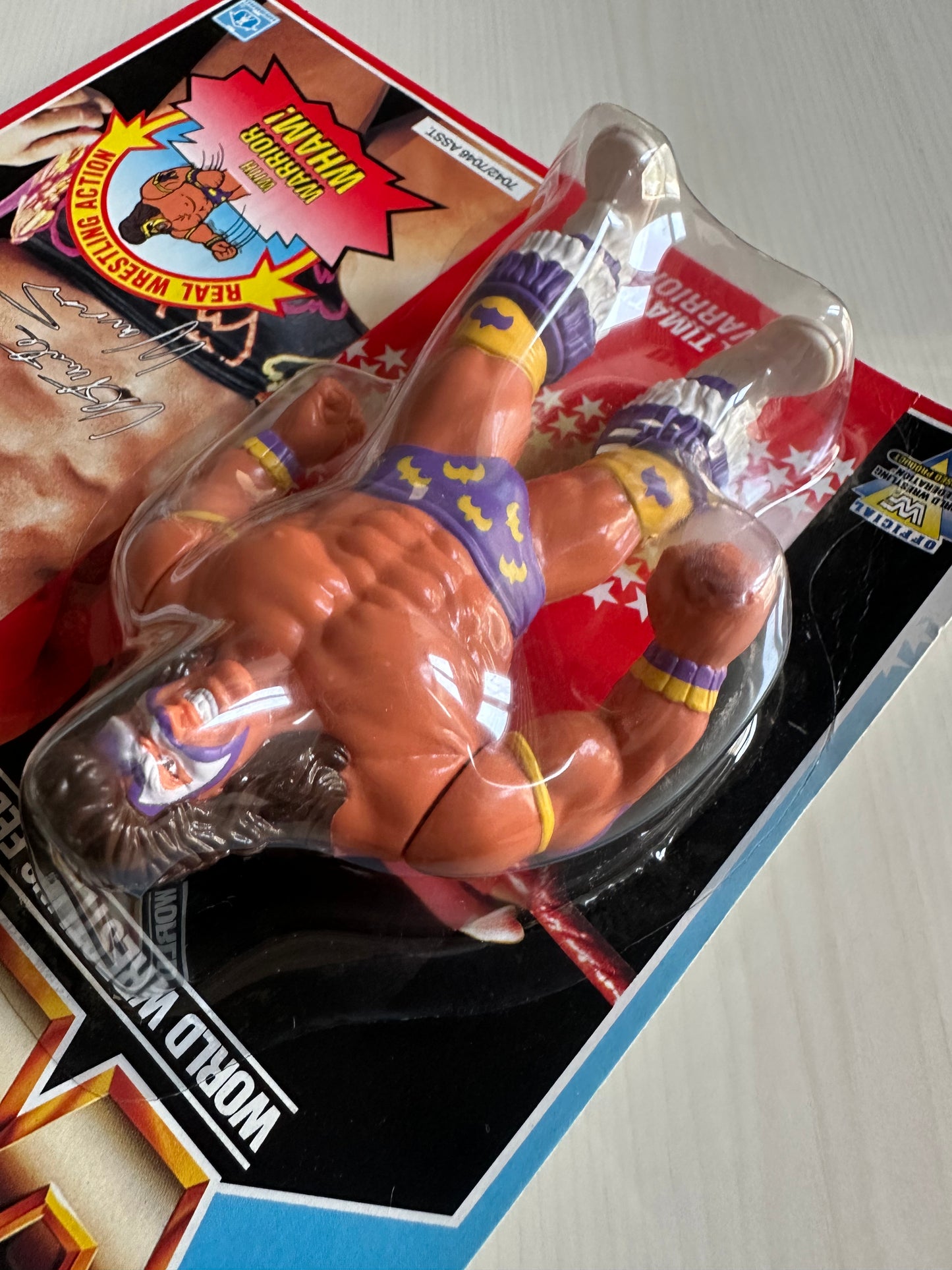 Ultimate Warrior Series 3 WWF Hasbro MOC figure