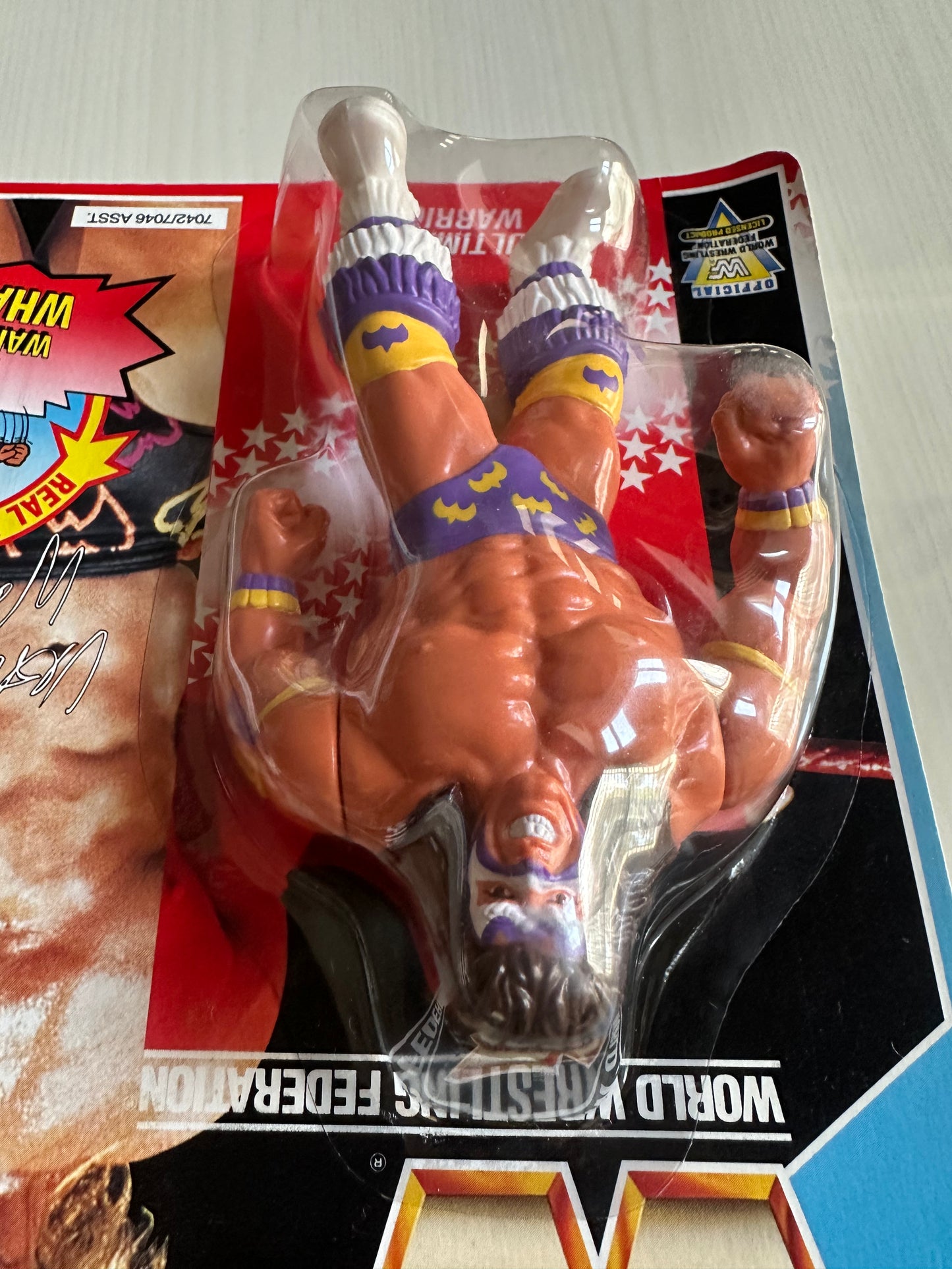 Ultimate Warrior Series 3 WWF Hasbro MOC figure