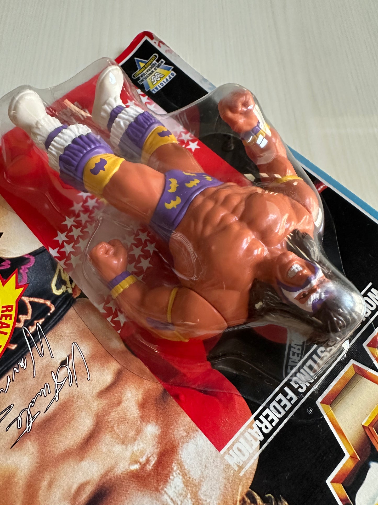 Ultimate Warrior Series 3 WWF Hasbro MOC figure