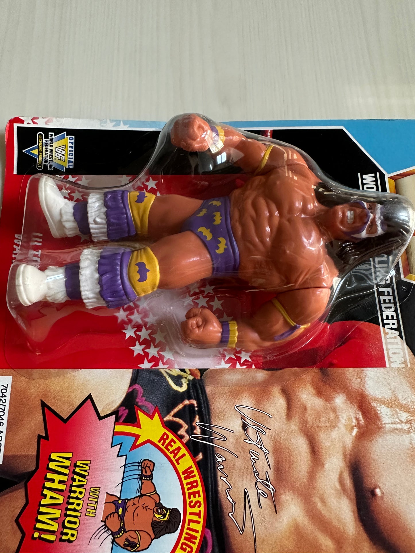 Ultimate Warrior Series 3 WWF Hasbro MOC figure