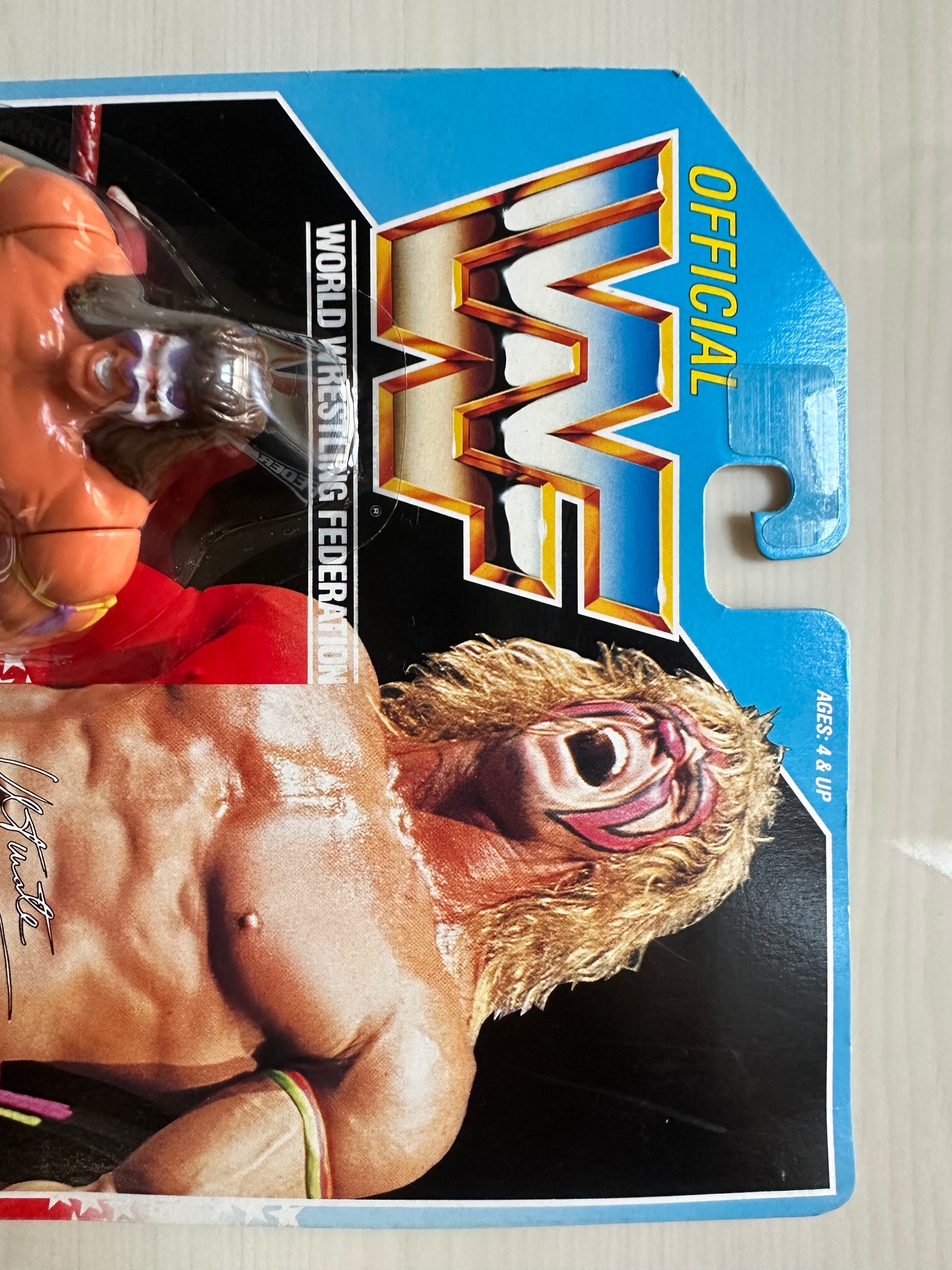Ultimate Warrior Series 3 WWF Hasbro MOC figure