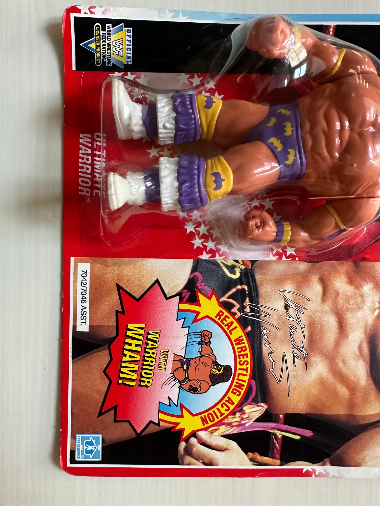 Ultimate Warrior Series 3 WWF Hasbro MOC figure