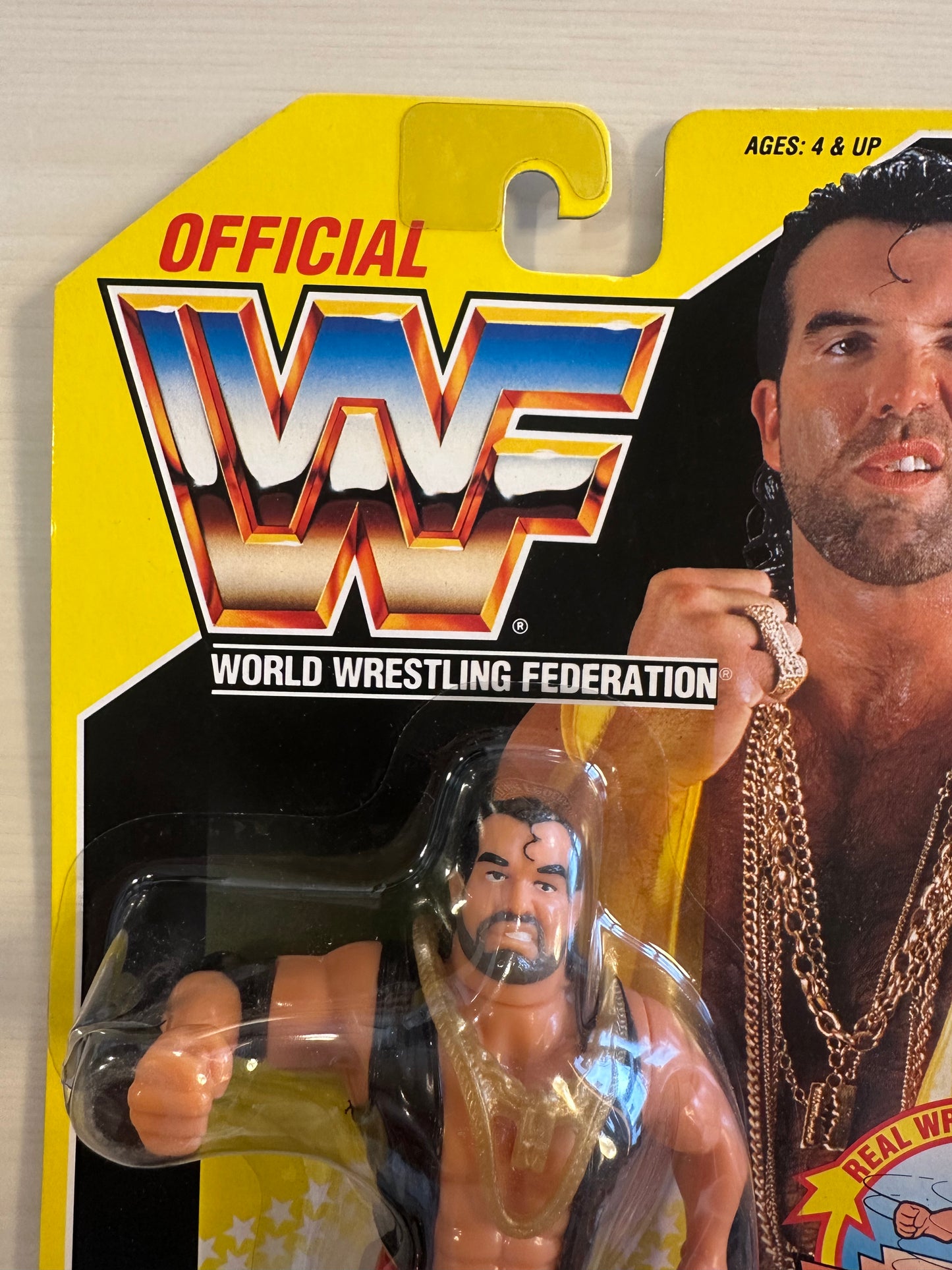 Razor Ramon Yellow Razor Ramon Series 7 WWF Hasbro – retrofigure