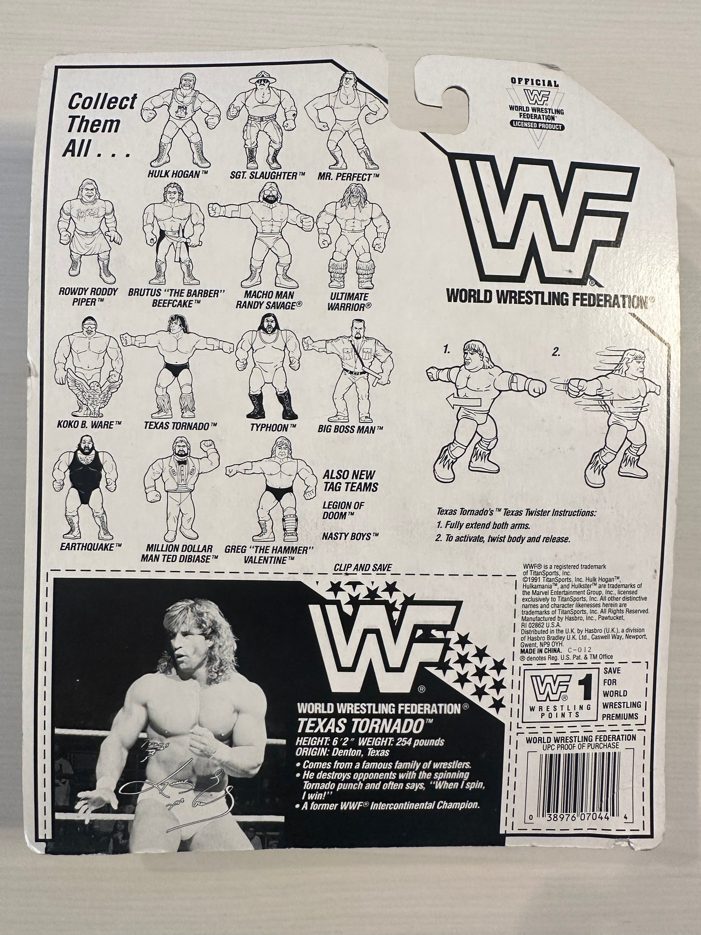 Texas Tornado Series 3 WWF Hasbro