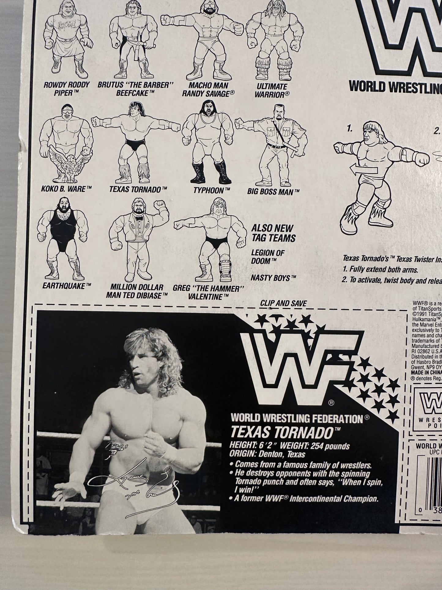 Texas Tornado Series 3 WWF Hasbro