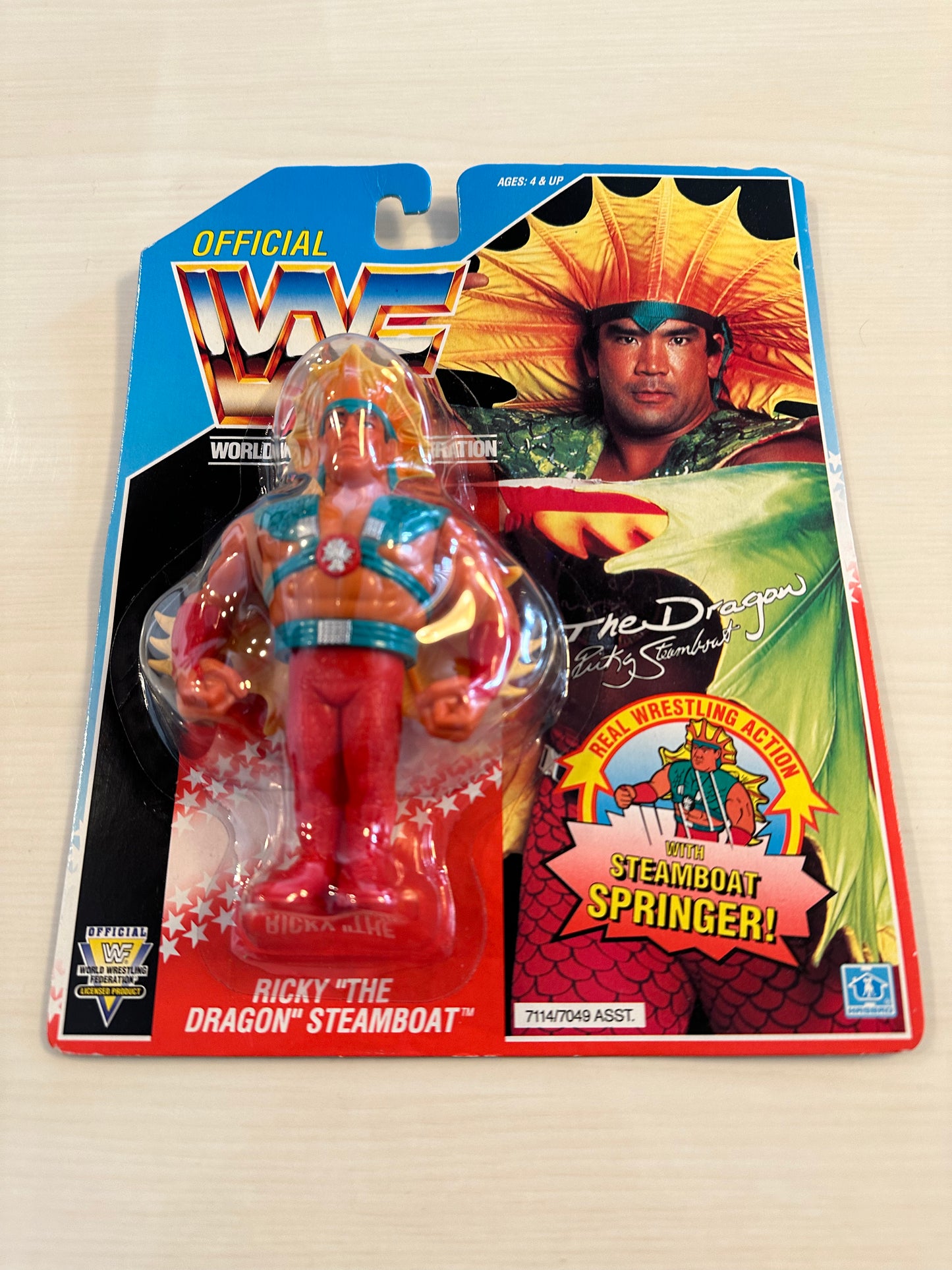 Ricky the Dragon Steamboat Series 4 WWF Hasbro