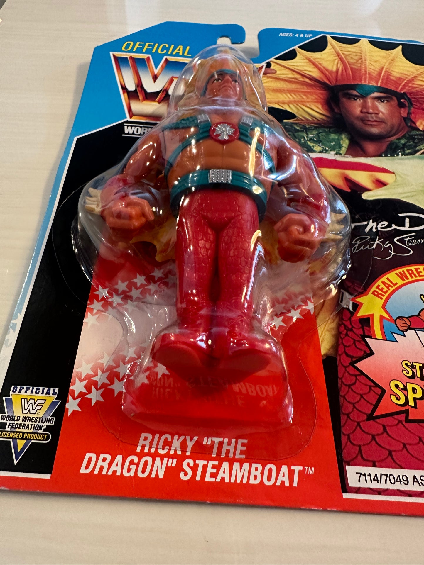 Ricky the Dragon Steamboat Series 4 WWF Hasbro