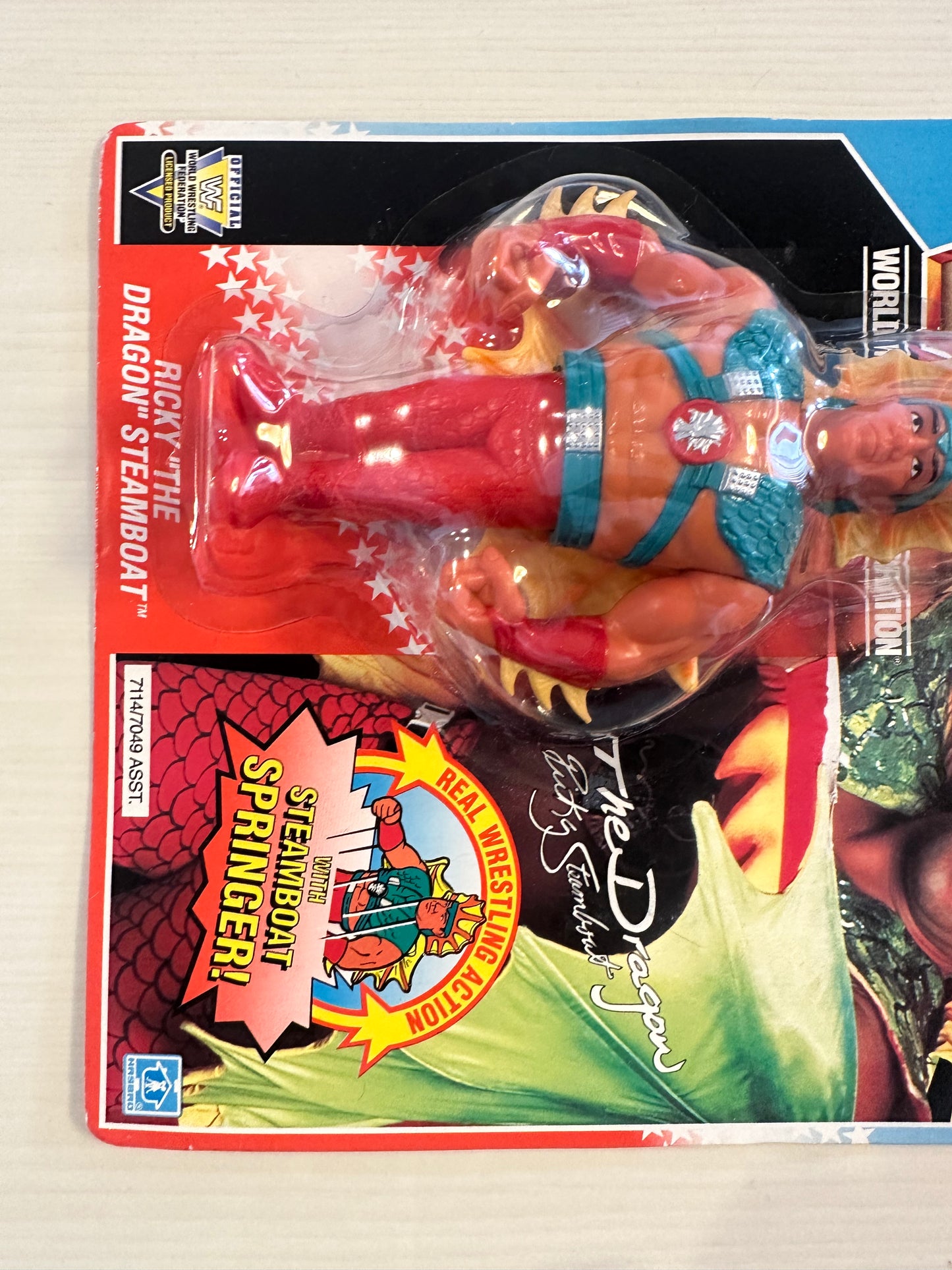 Ricky the Dragon Steamboat Series 4 WWF Hasbro