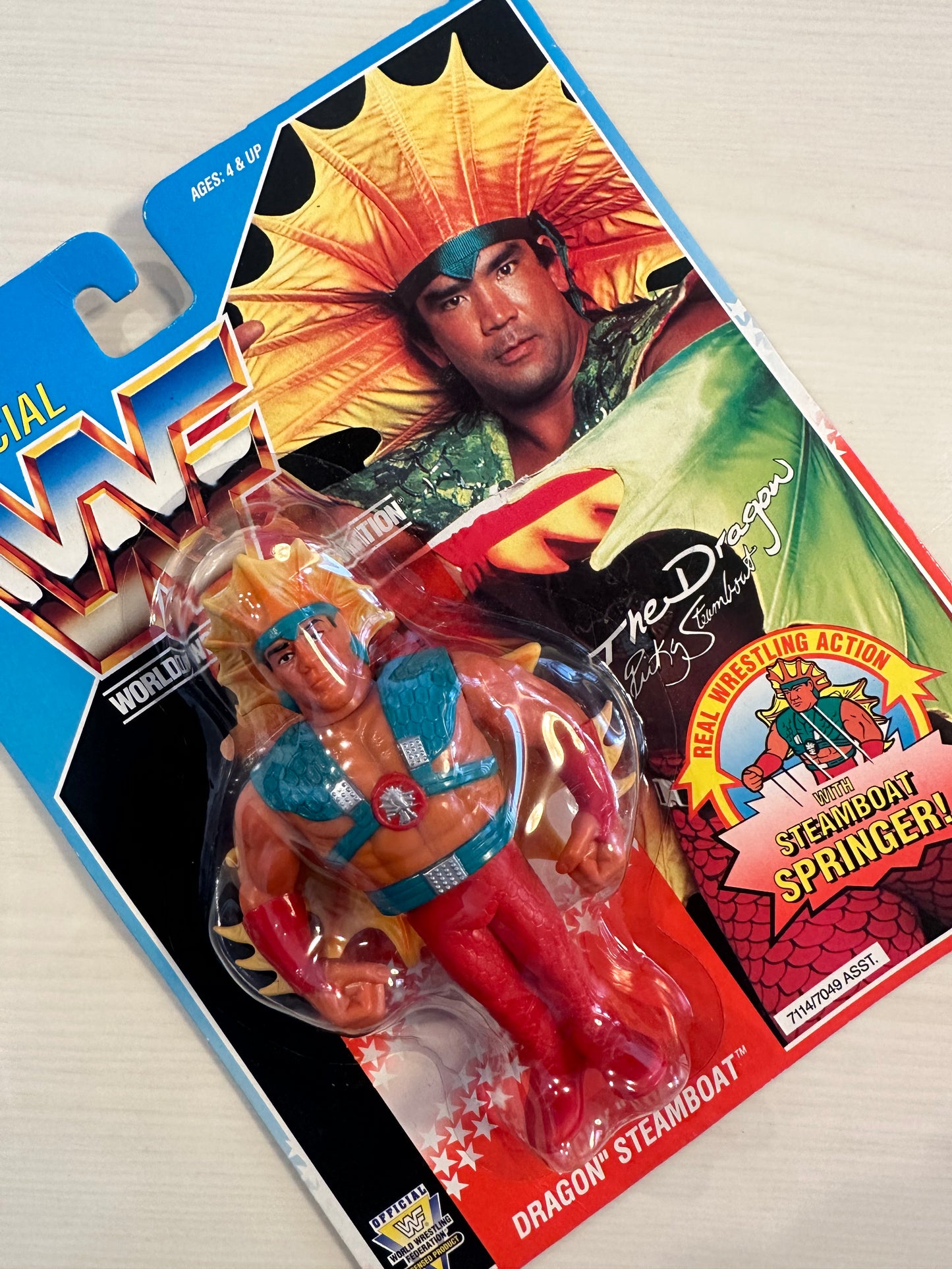 Ricky the Dragon Steamboat Series 4 WWF Hasbro