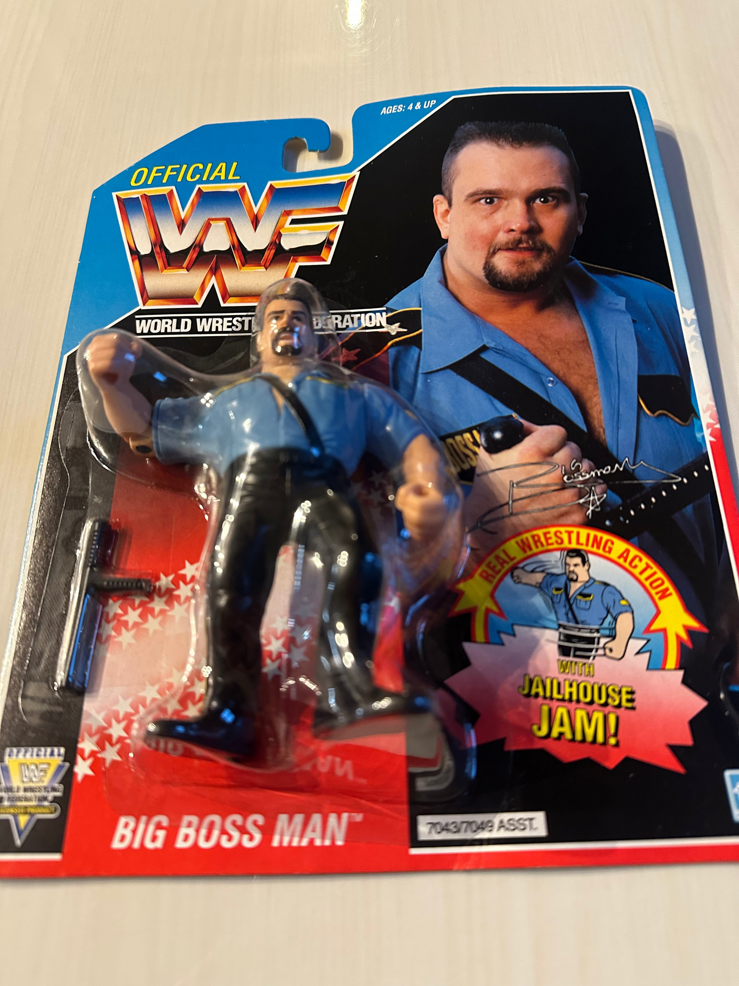 Big Boss Man Series 3 WWF Hasbro MOC figure