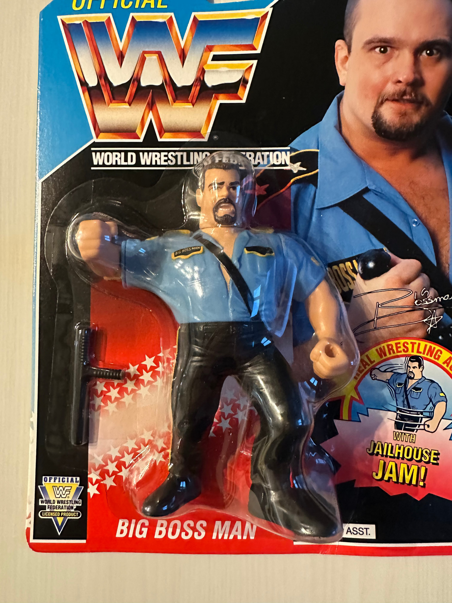 Big Boss Man Series 3 WWF Hasbro MOC figure