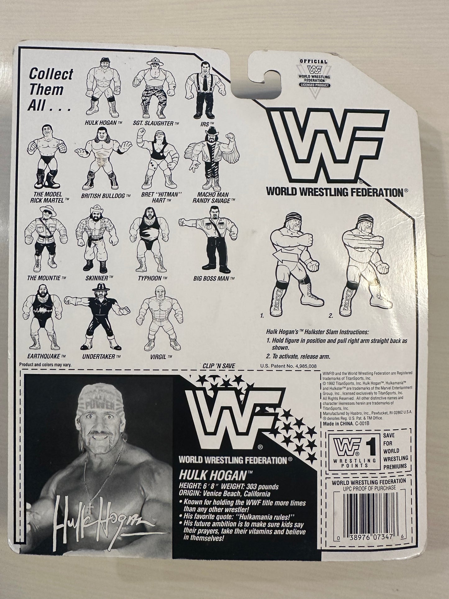 Hulk Hogan Series 5 WWF Hasbro