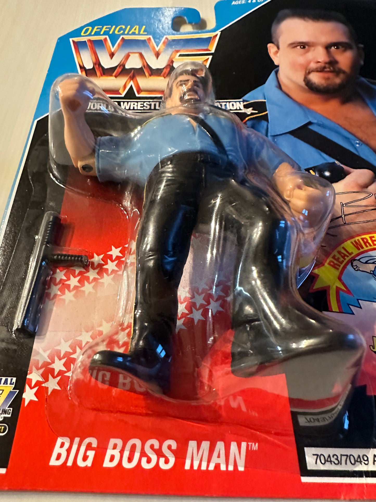 Big Boss Man Series 3 WWF Hasbro MOC figure
