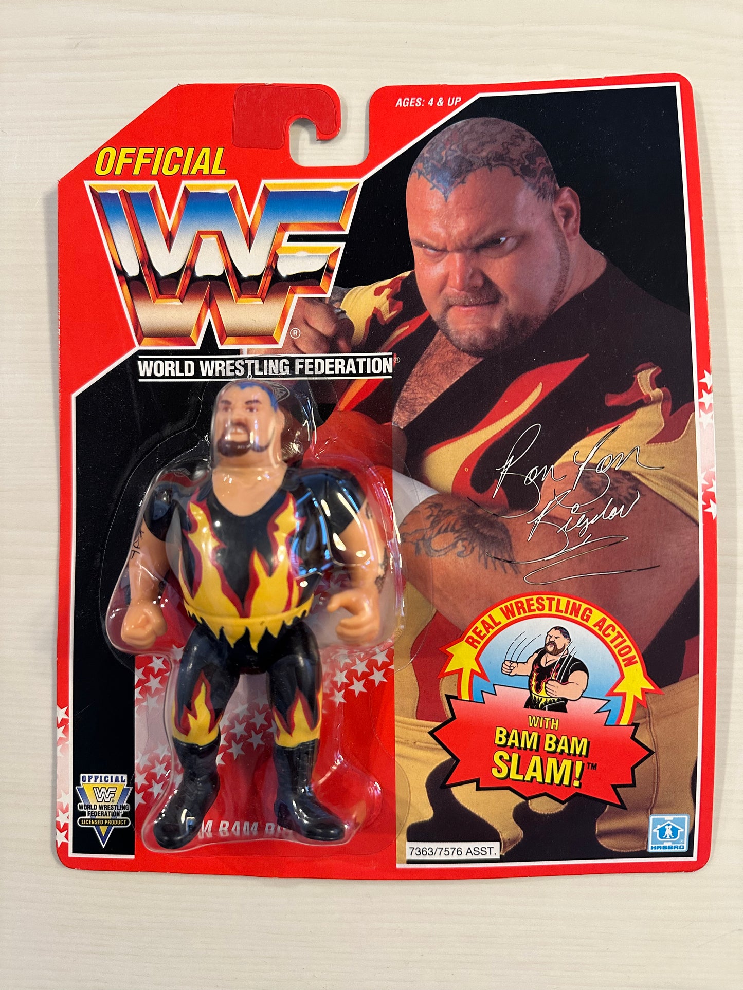 Bam Bam Bigelow Series 8 WWF Hasbro