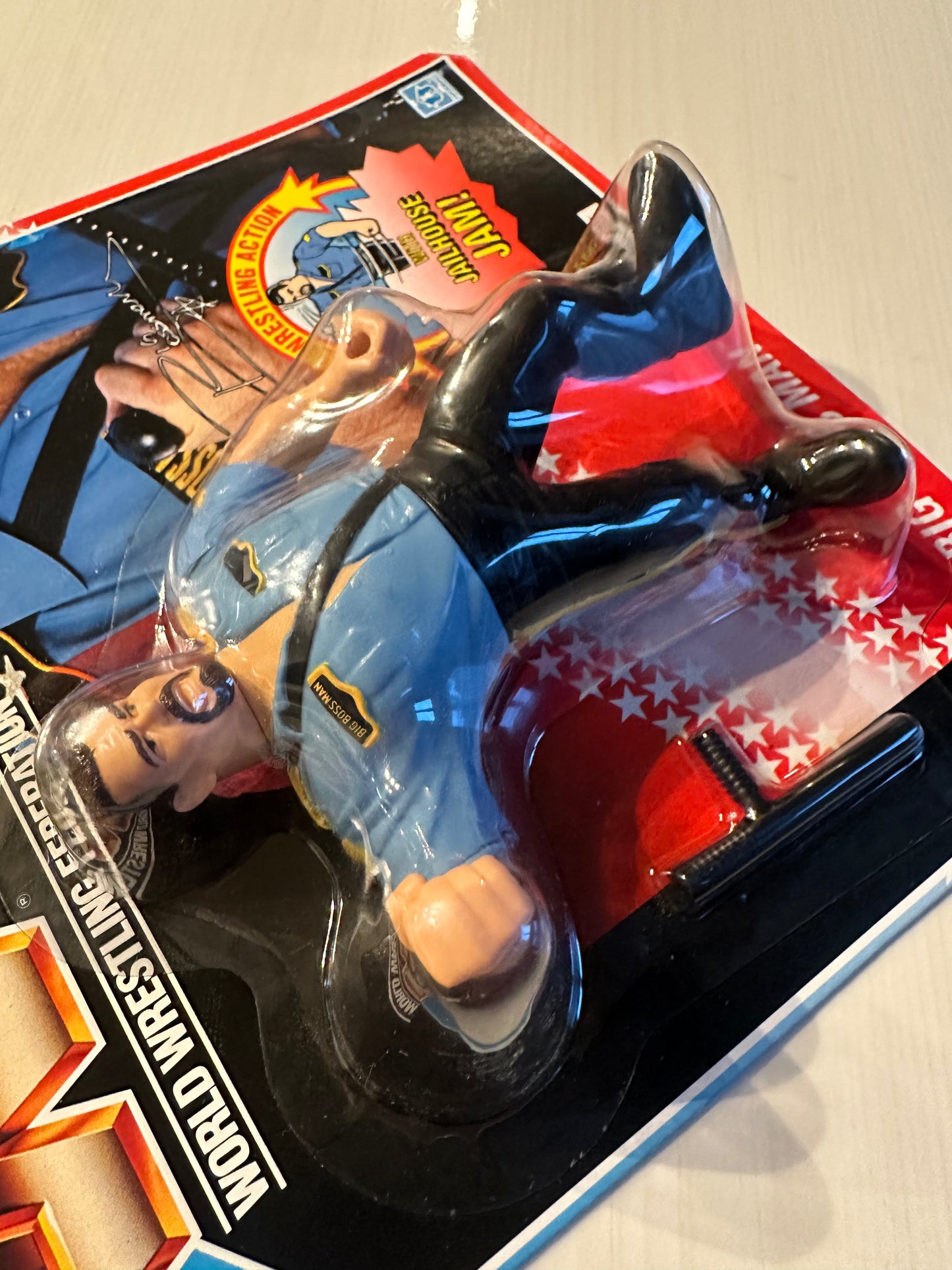 Big Boss Man Series 3 WWF Hasbro MOC figure