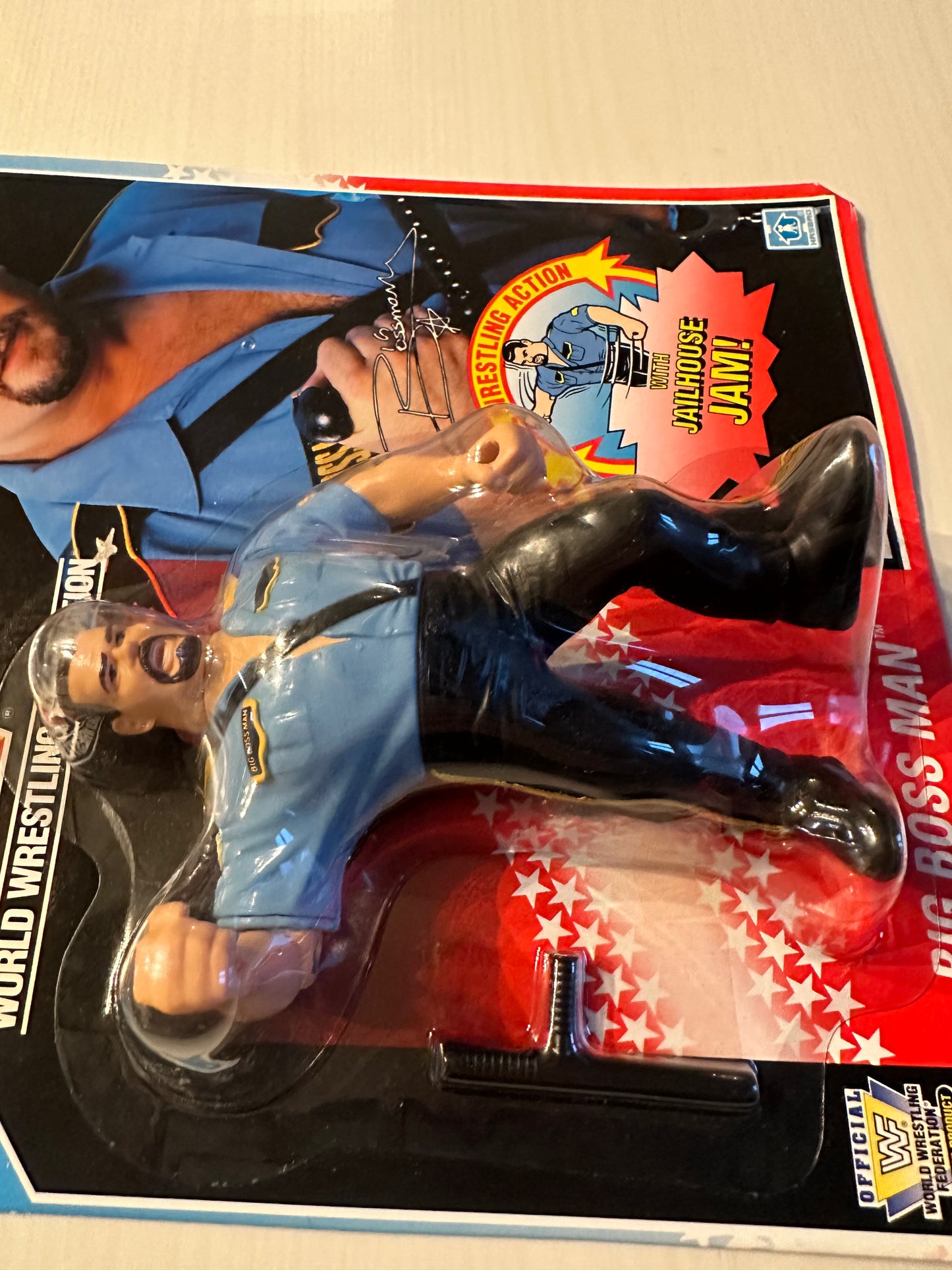 Big Boss Man Series 3 WWF Hasbro MOC figure