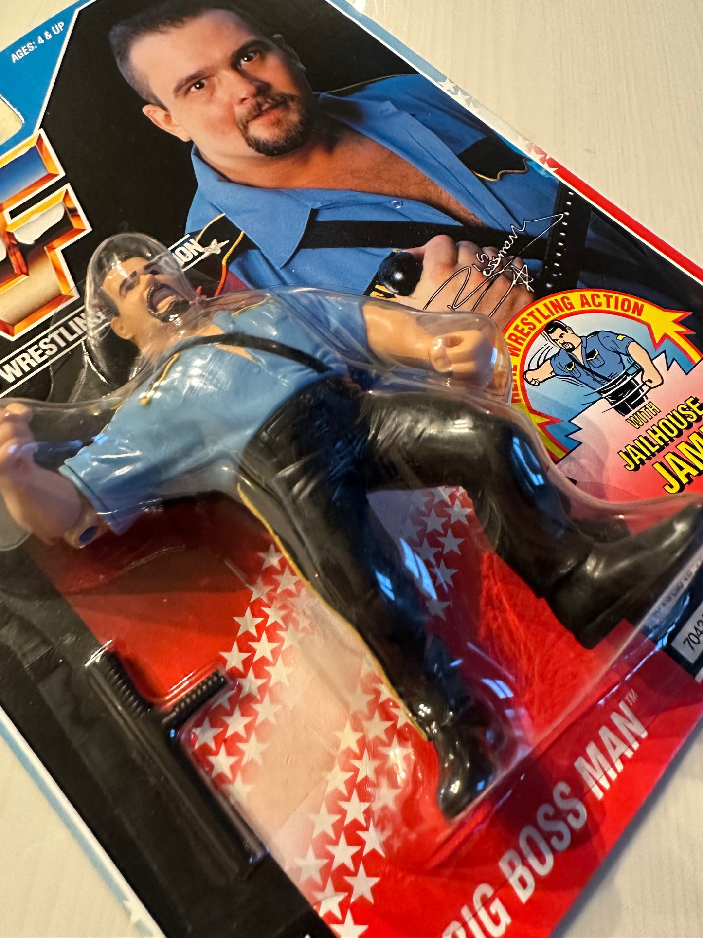Big Boss Man Series 3 WWF Hasbro MOC figure