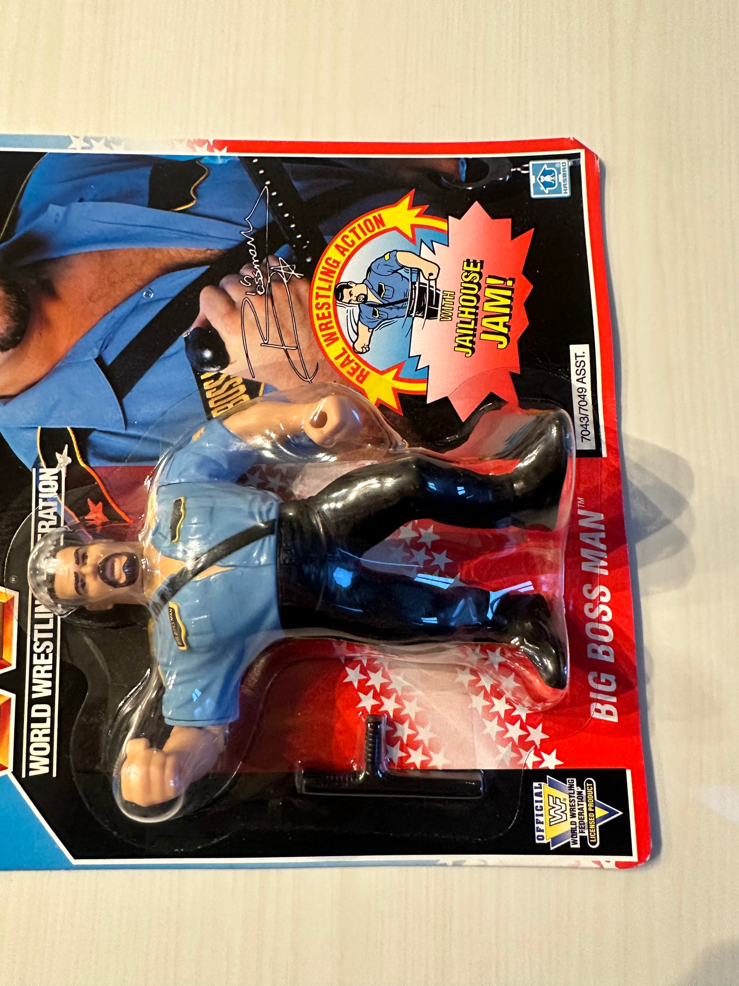 Big Boss Man Series 3 WWF Hasbro MOC figure