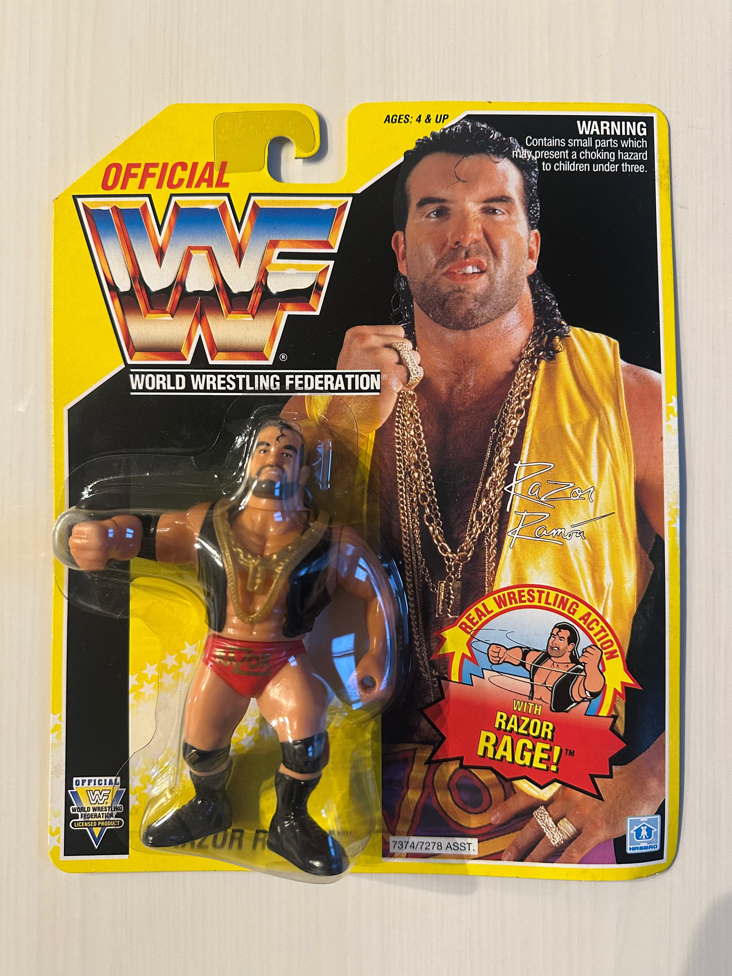 Razor Ramon Series 7 WWF Hasbro MOC figure