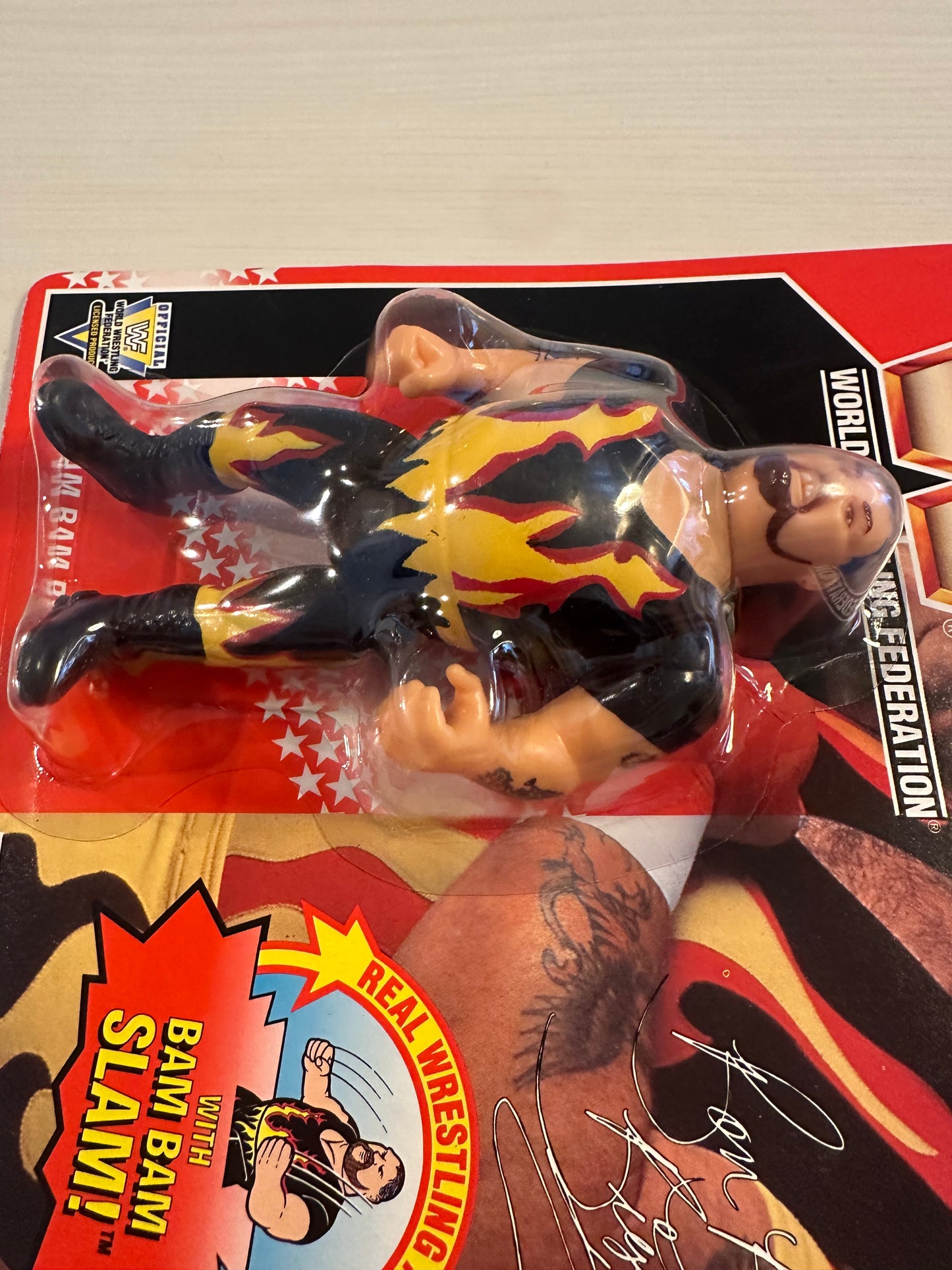 Bam Bam Bigelow Series 8 WWF Hasbro