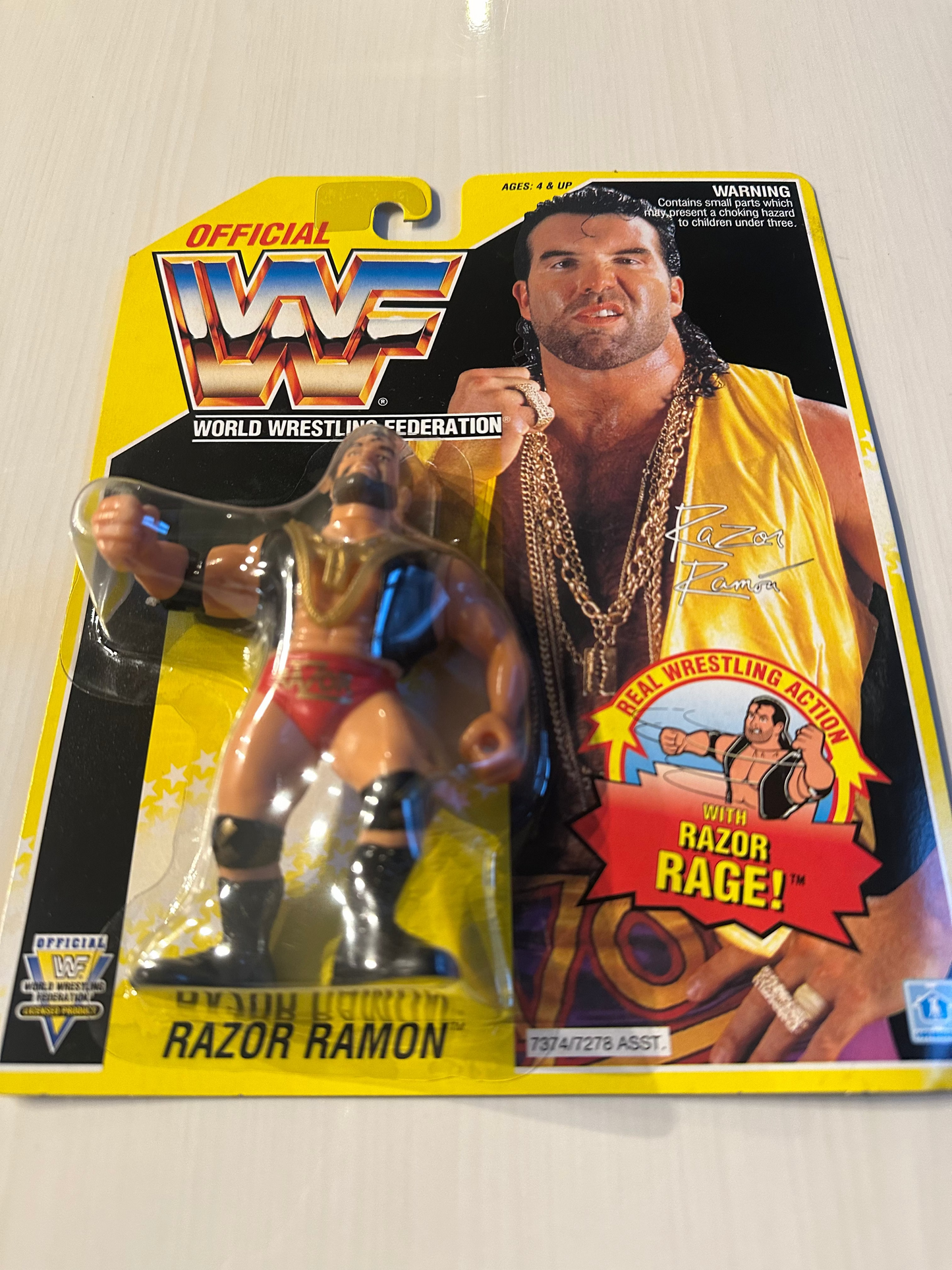 Razor Ramon Series 7 WWF Hasbro MOC figure
