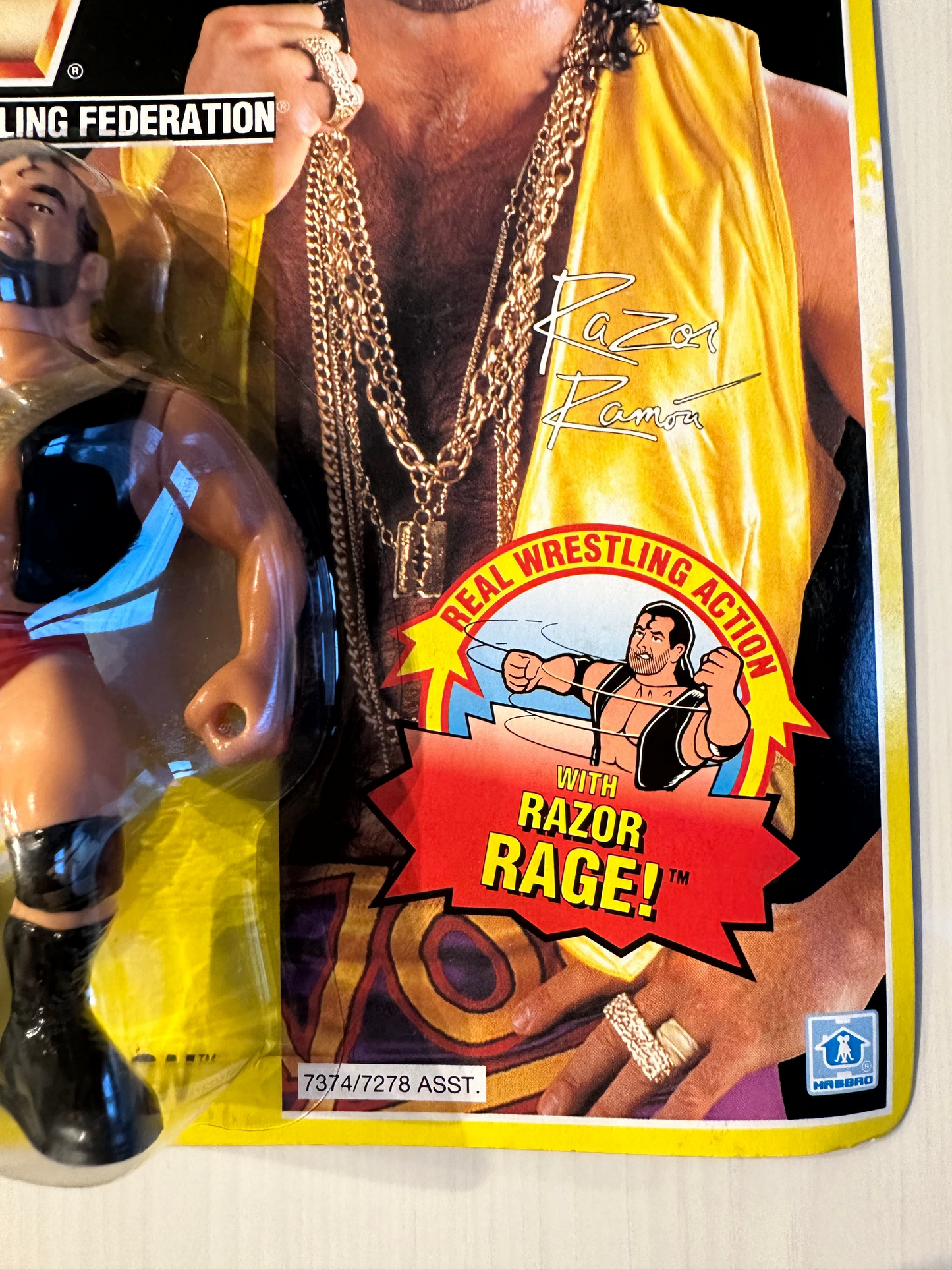 Razor Ramon Series 7 WWF Hasbro MOC figure