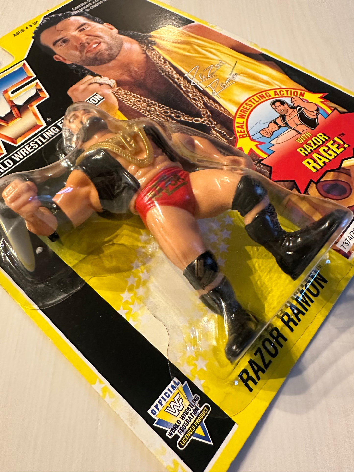 Razor Ramon Series 7 WWF Hasbro MOC figure