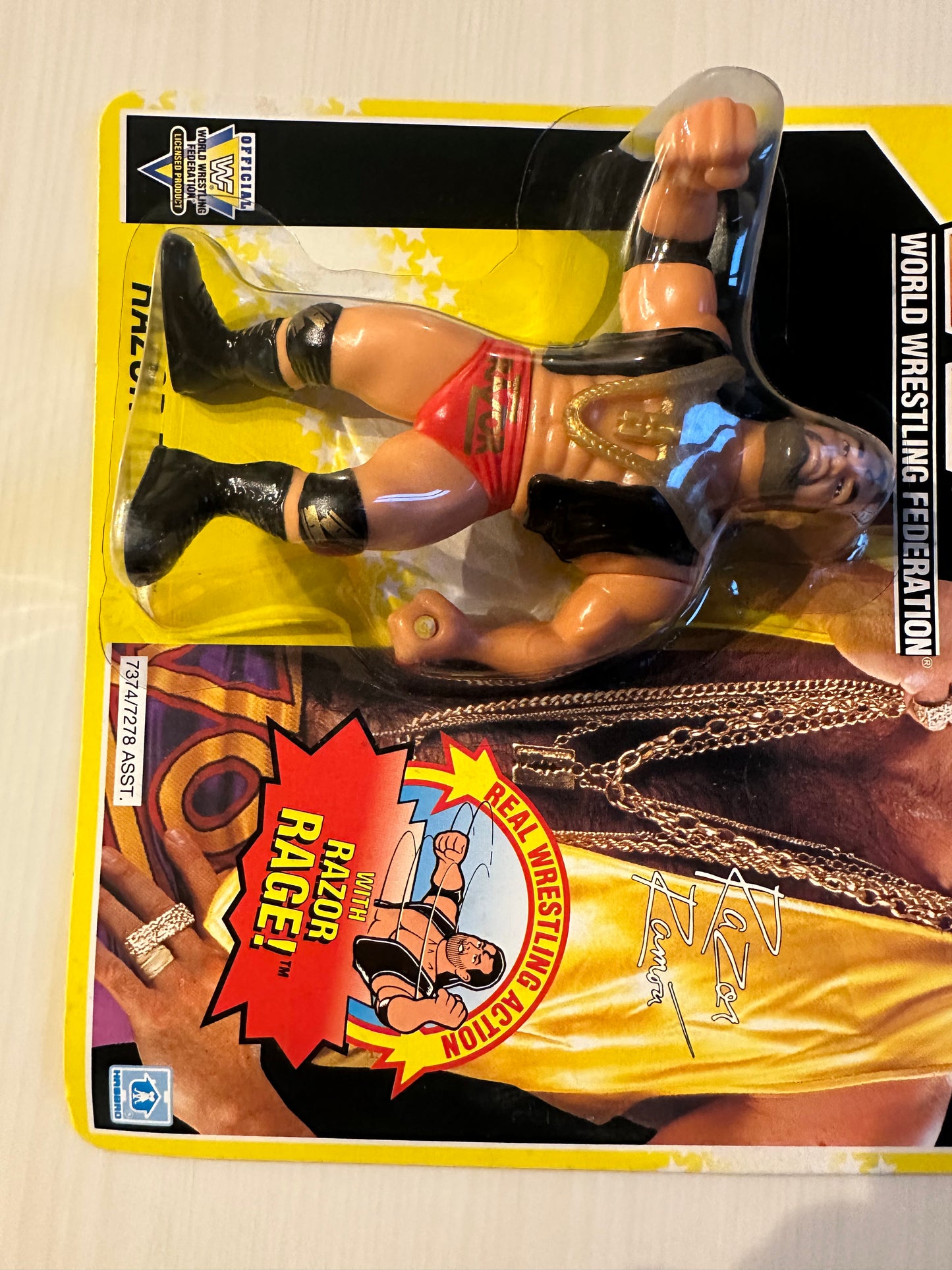 Razor Ramon Series 7 WWF Hasbro MOC figure