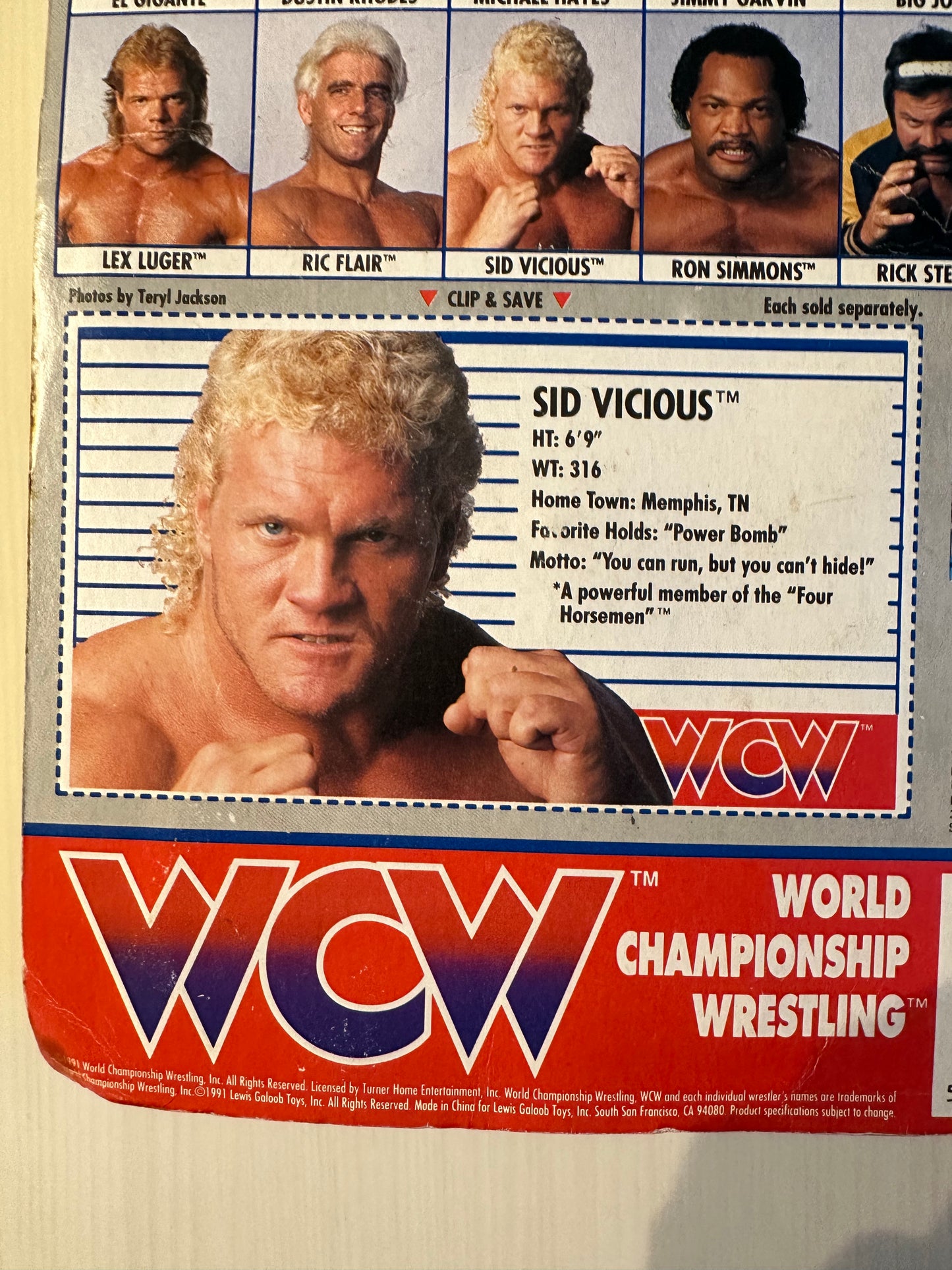 Sid Vicious WCW Galoob UK Exclusive