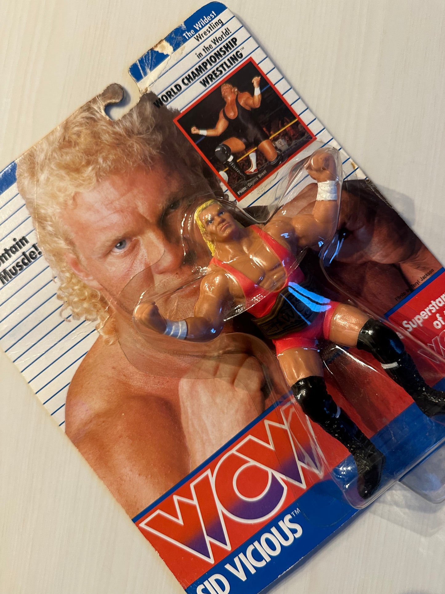 Sid Vicious WCW Galoob UK Exclusive