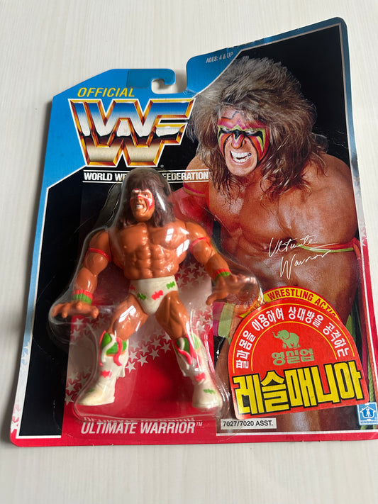 Ultimate Warrior Series 2 WWF Hasbro MOC Korean variant
