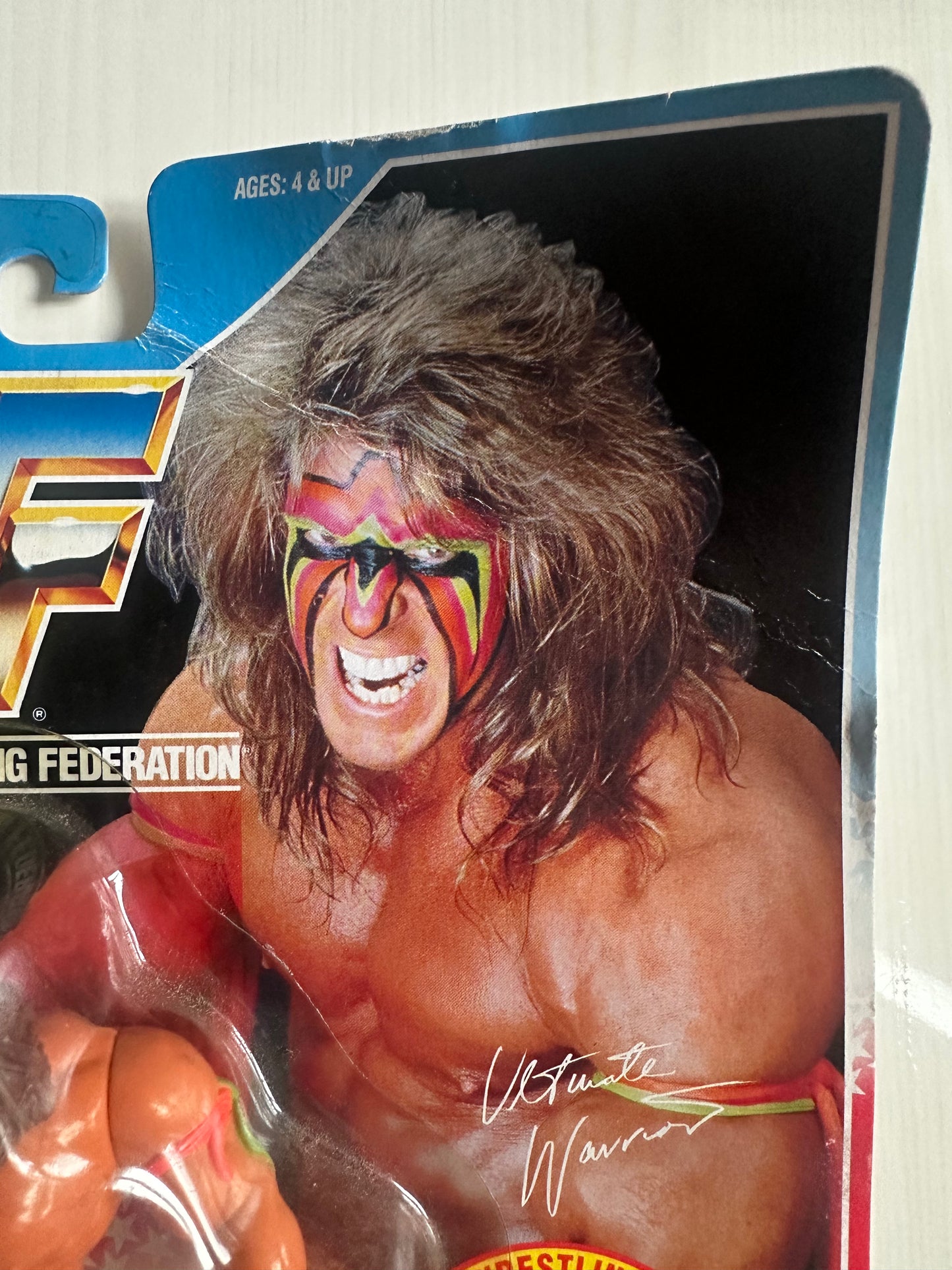 Ultimate Warrior Series 2 WWF Hasbro MOC Korean variant