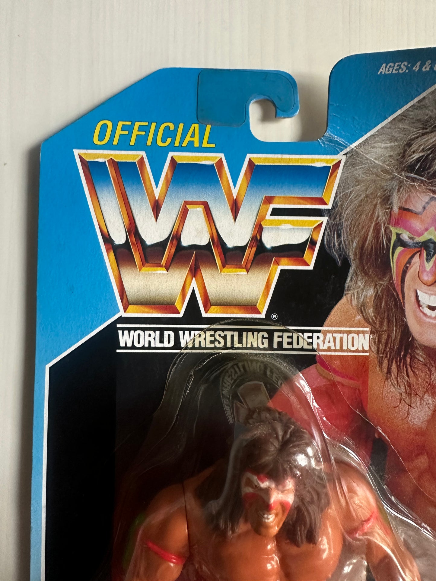 Ultimate Warrior Series 2 WWF Hasbro MOC Korean variant