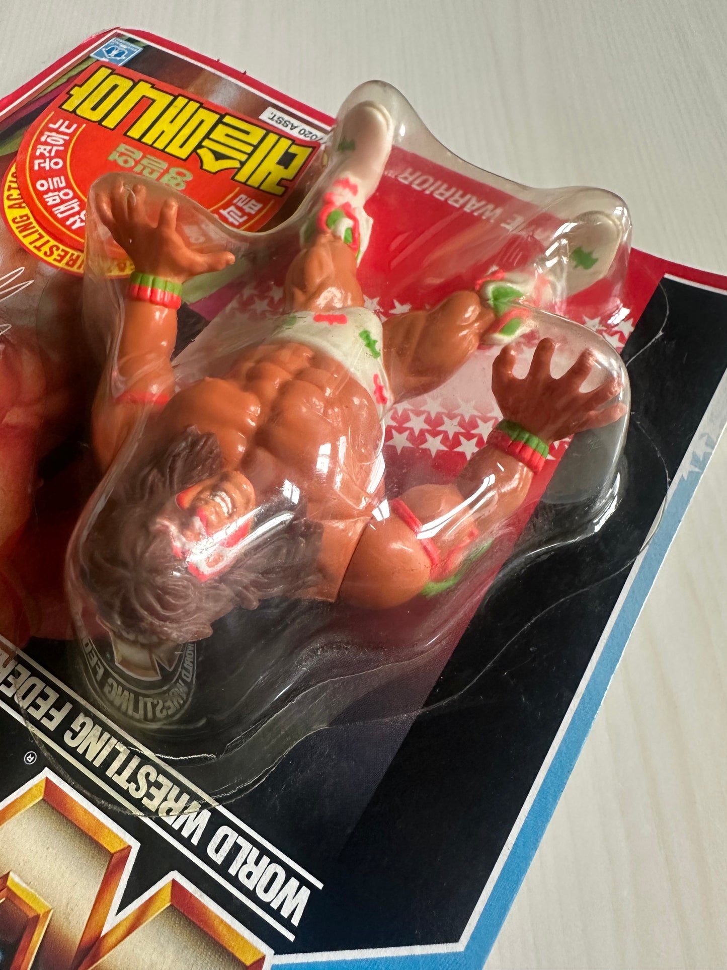 Ultimate Warrior Series 2 WWF Hasbro MOC Korean variant