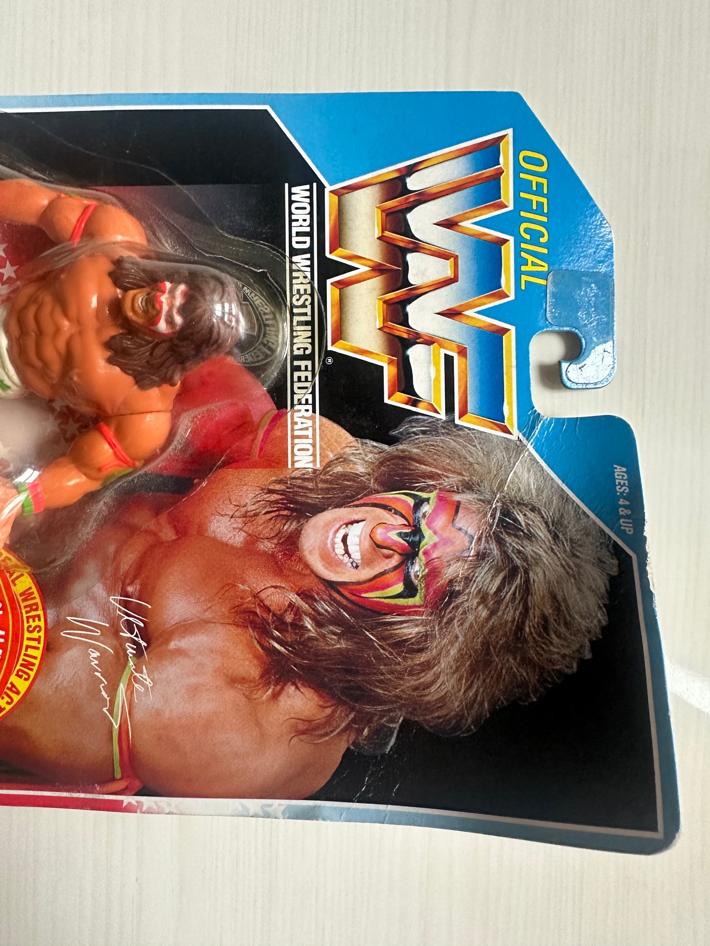 Ultimate Warrior Series 2 WWF Hasbro MOC Korean variant