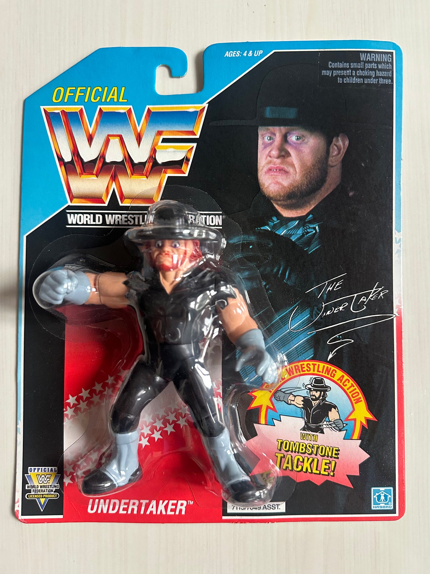 The Undertaker Series 4 WWF Hasbro MOC figure