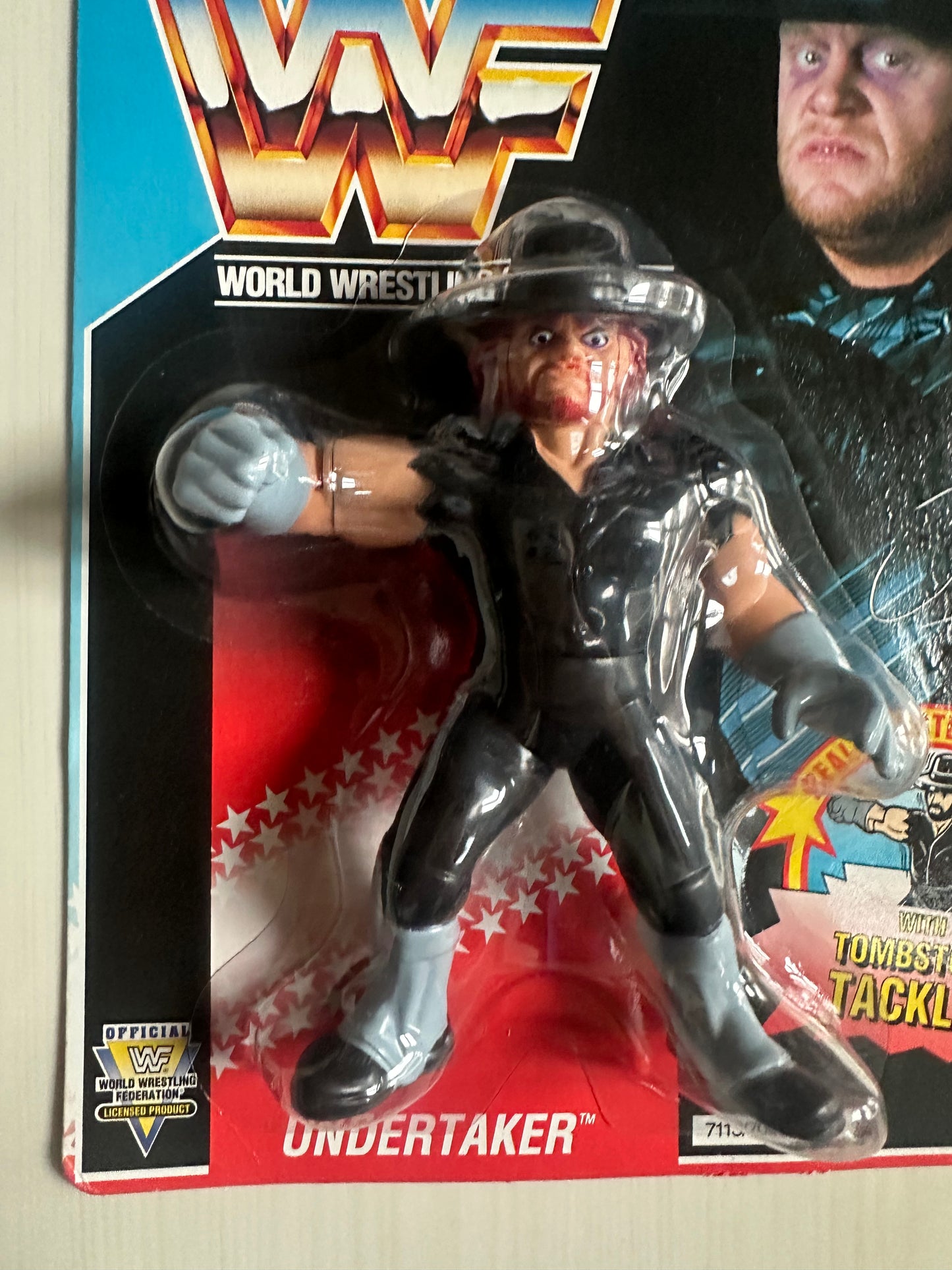 The Undertaker Series 4 WWF Hasbro MOC figure