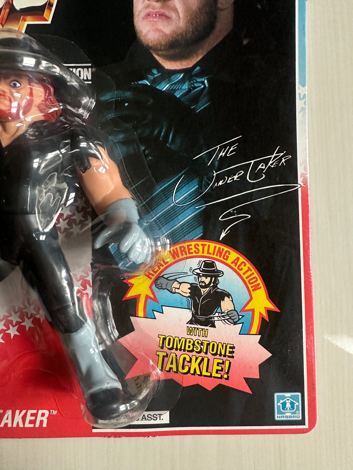The Undertaker Series 4 WWF Hasbro MOC figure