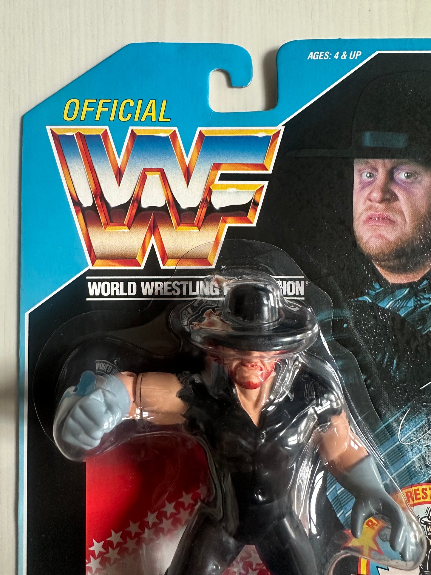 The Undertaker Series 4 WWF Hasbro MOC figure
