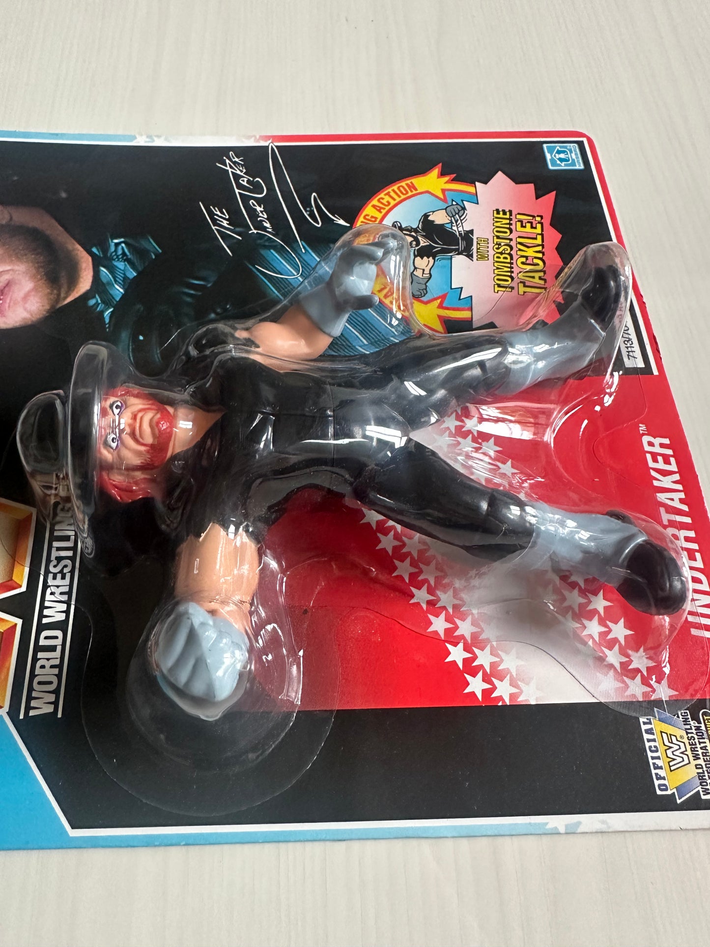 The Undertaker Series 4 WWF Hasbro MOC figure