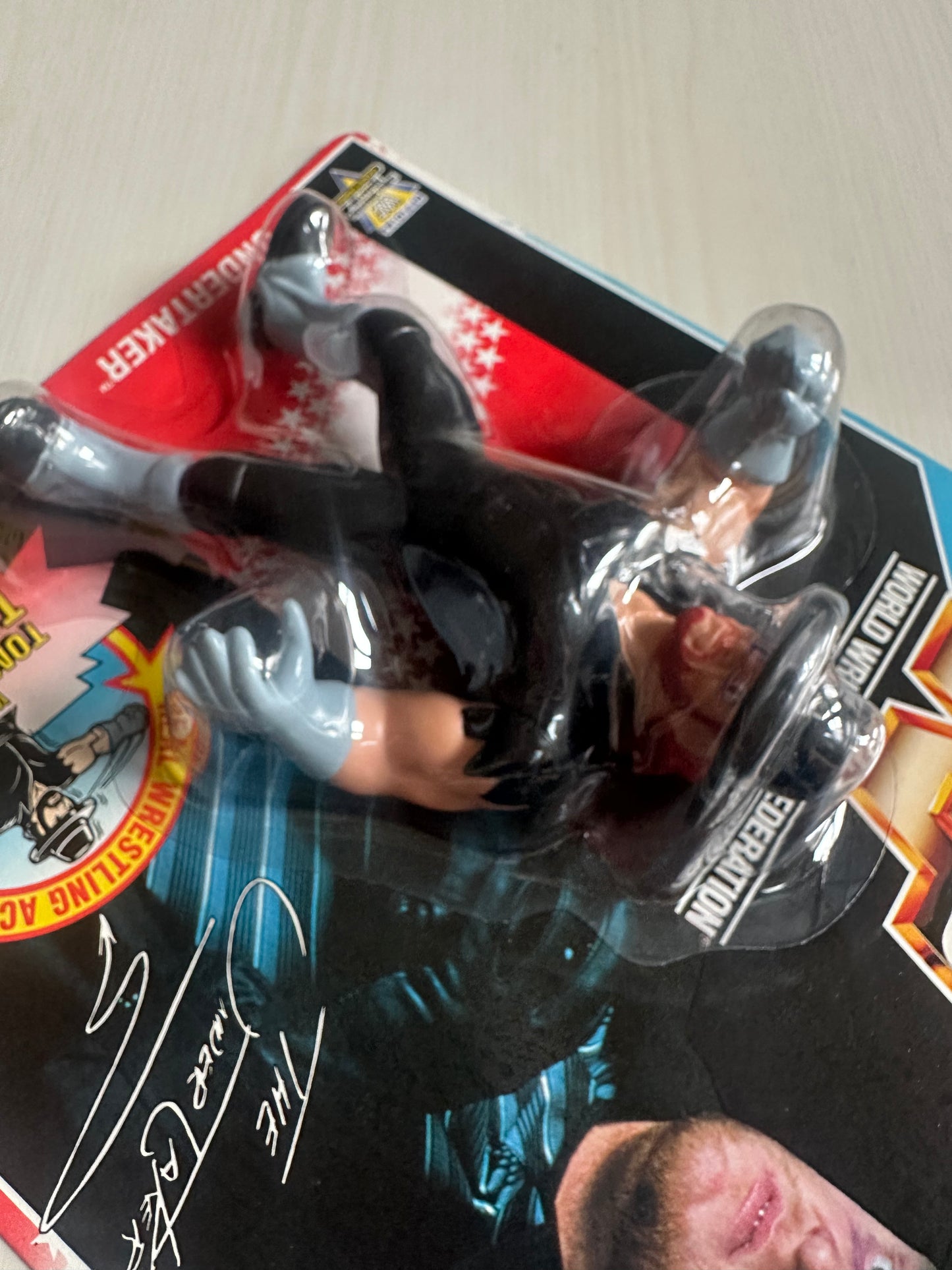 The Undertaker Series 4 WWF Hasbro MOC figure