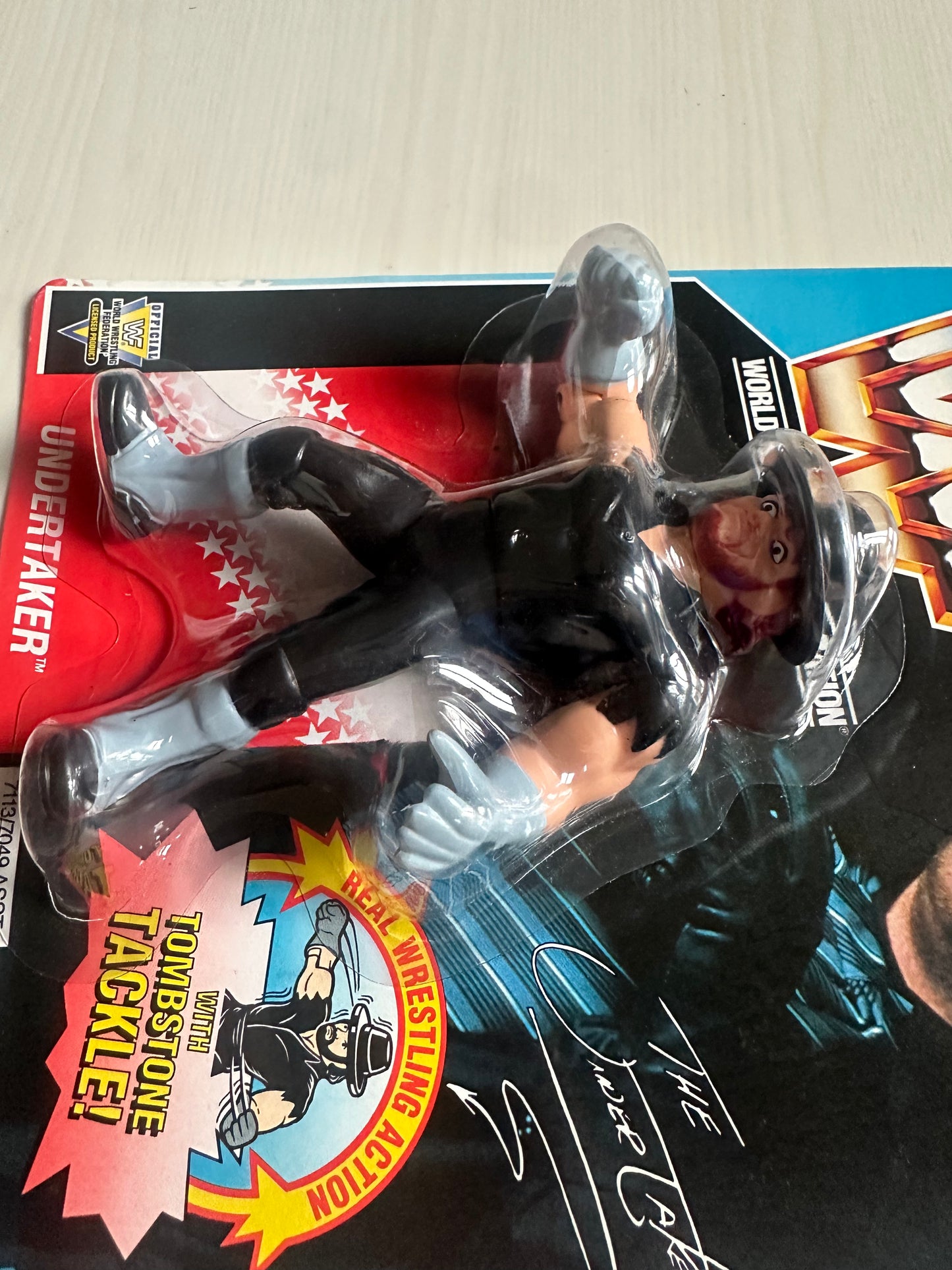 The Undertaker Series 4 WWF Hasbro MOC figure