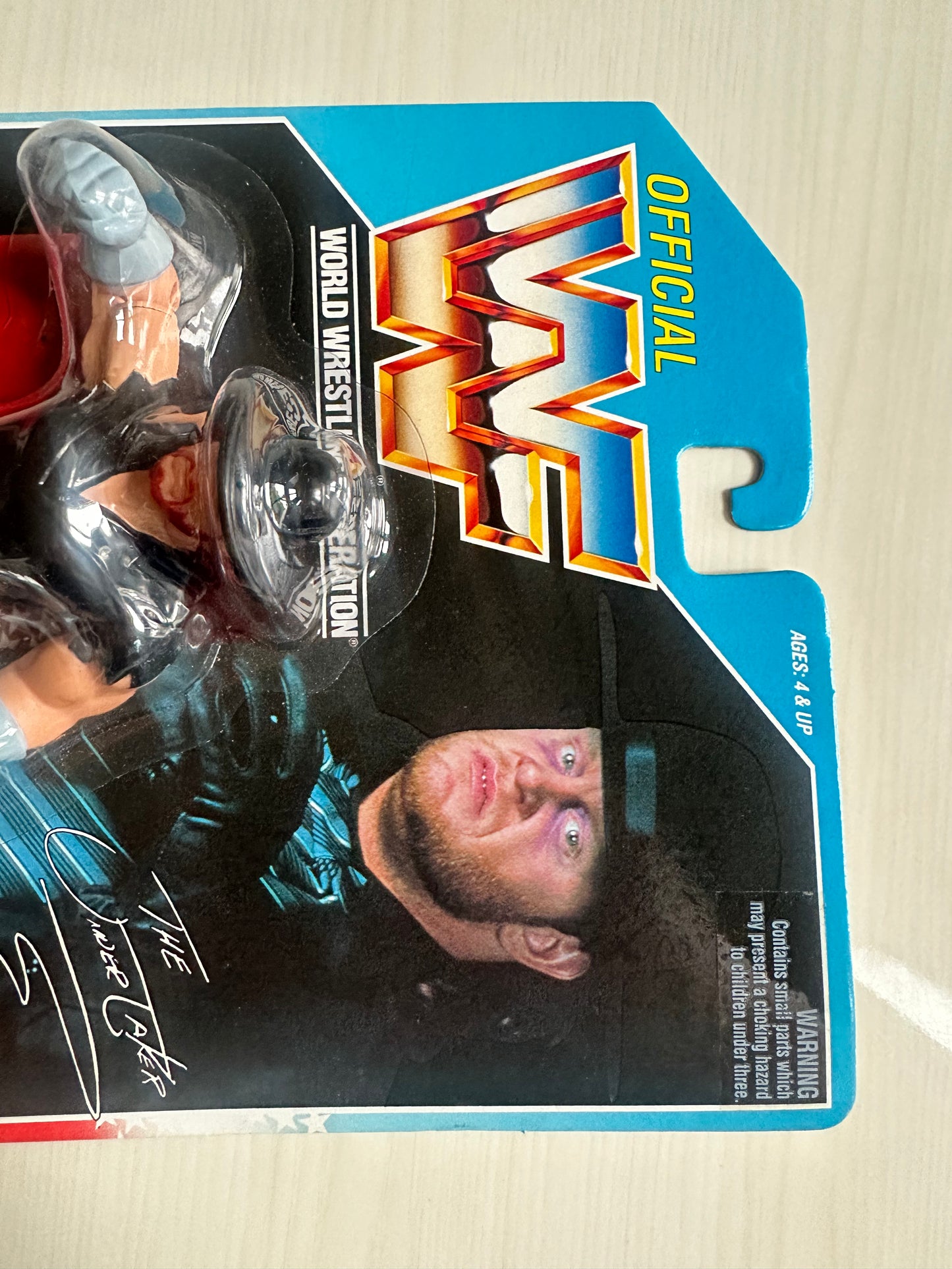 The Undertaker Series 4 WWF Hasbro MOC figure