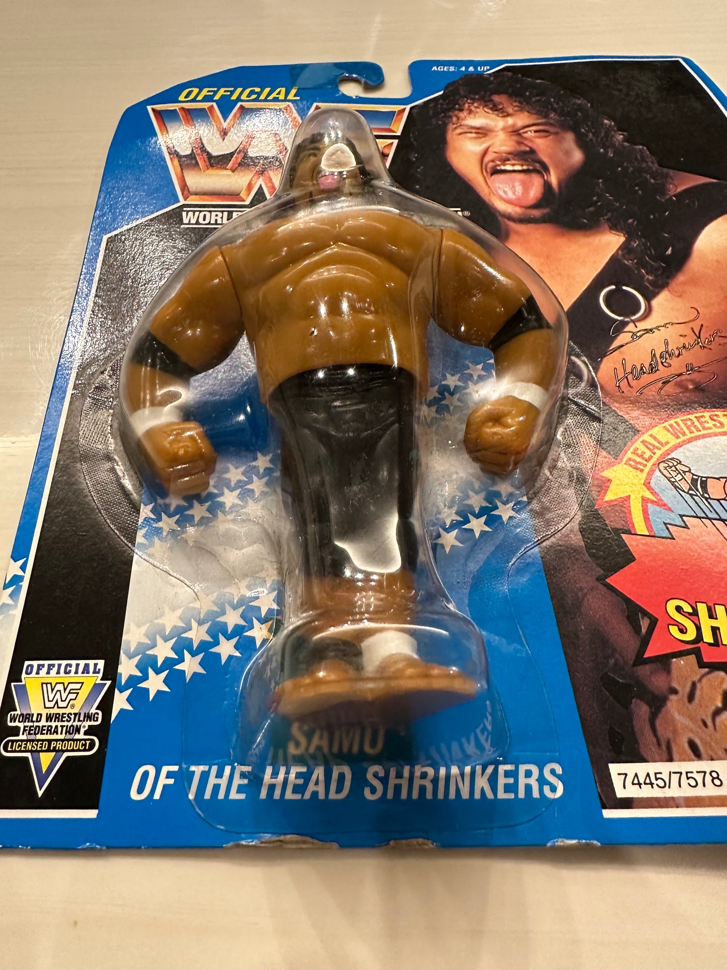 Samu the Headshrinker Series 10 WWF Hasbro