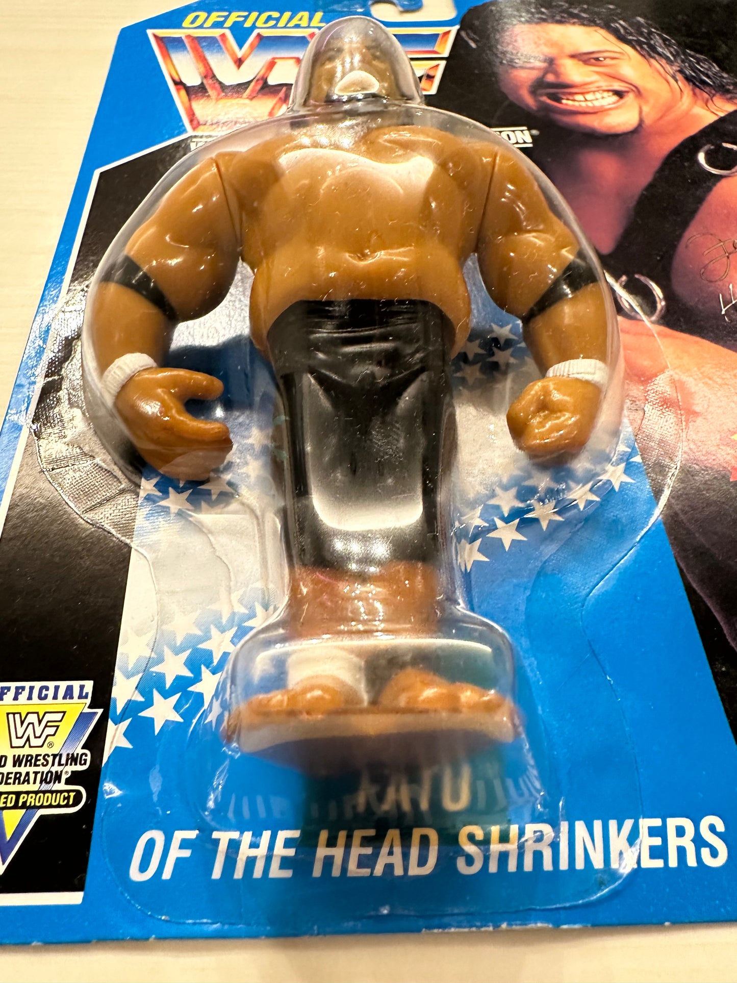 Fatu the Headshrinker Series 10 WWF Hasbro