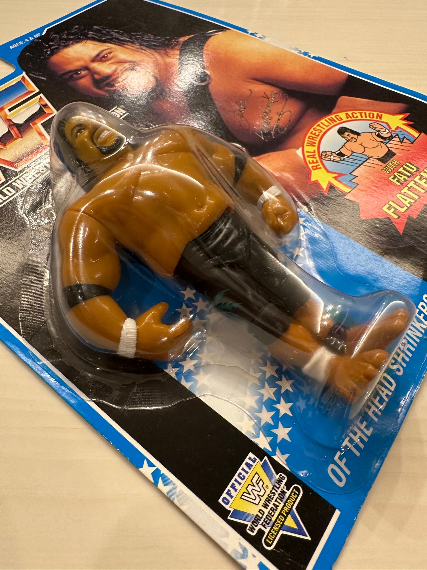 Fatu the Headshrinker Series 10 WWF Hasbro